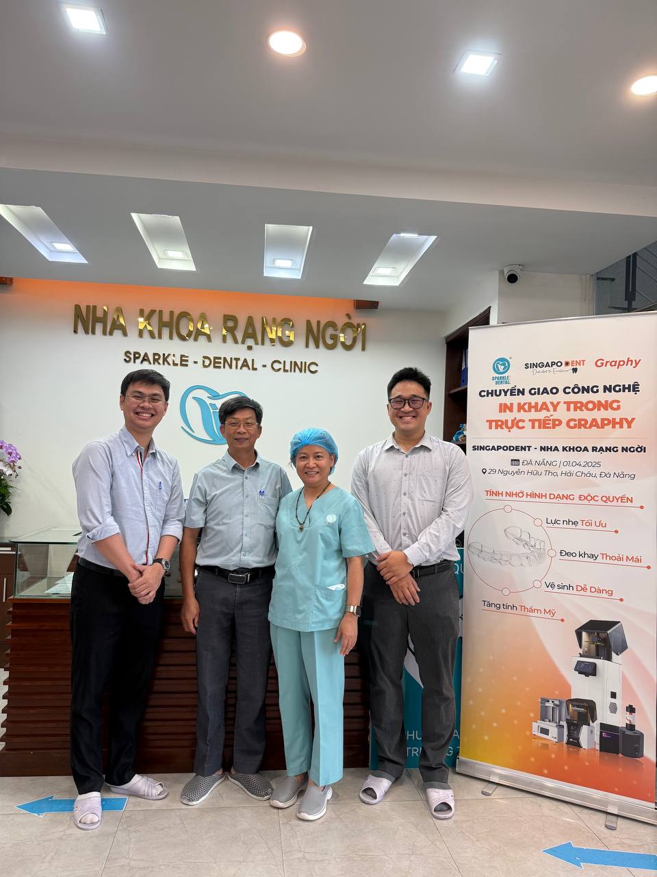 SINGAPODENT TRIỂN KHAI THÀNH CÔNG CÔNG NGHỆ GRAPHY TẠI NHA KHOA RẠNG NGỜI - ĐÀ NẴNG