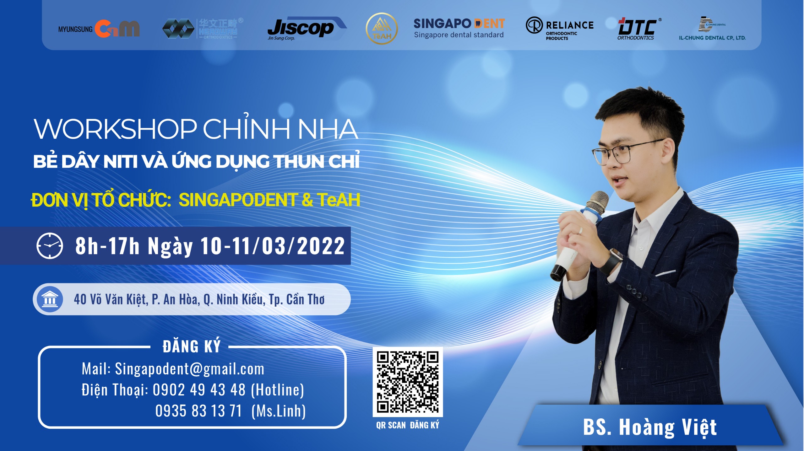 Workshop chỉnh nha “BẺ DÂY NITI VÀ ỨNG DỤNG THUN CHỈ TRONG THỰC HÀNH LÂM SÀNG”