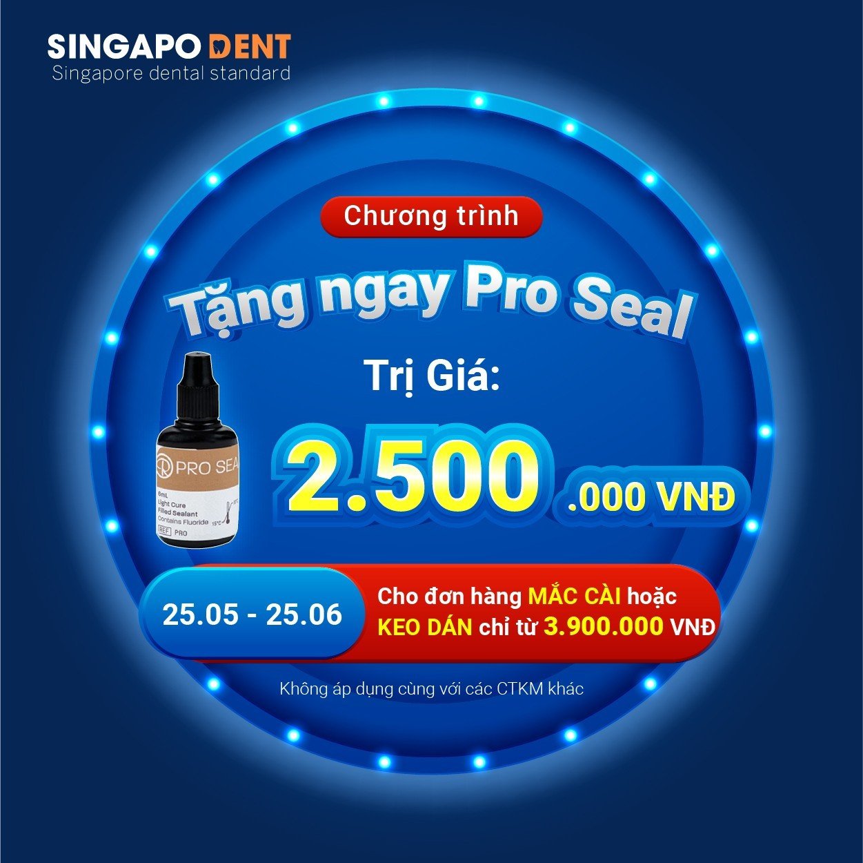 CHƯƠNG TRÌNH KHUYẾN MÃI CỰC KÌ HẤP DẪN ĐẾN TỪ SINGAPODENT