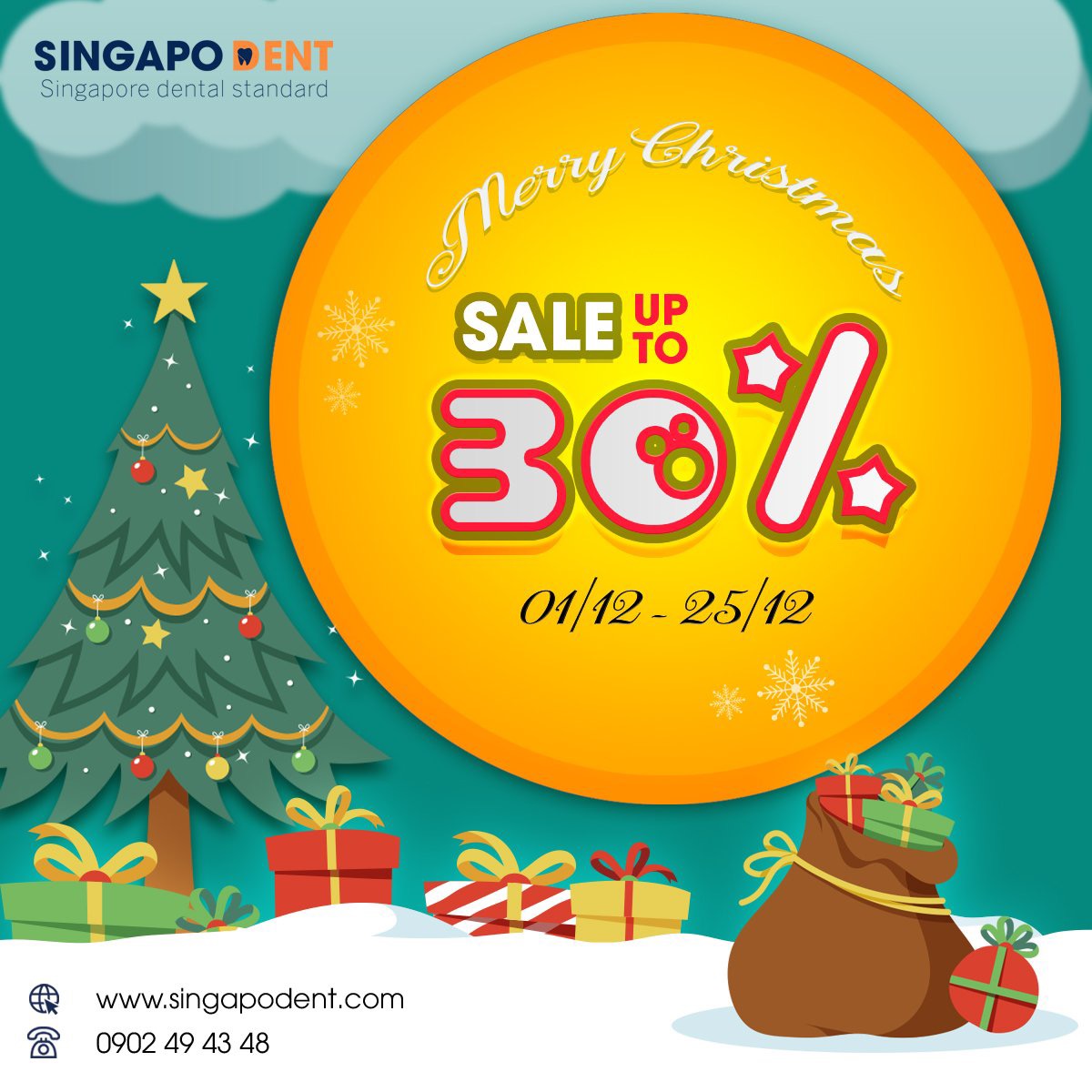 GIÁNG SINH CÙNG SINGAPODENT