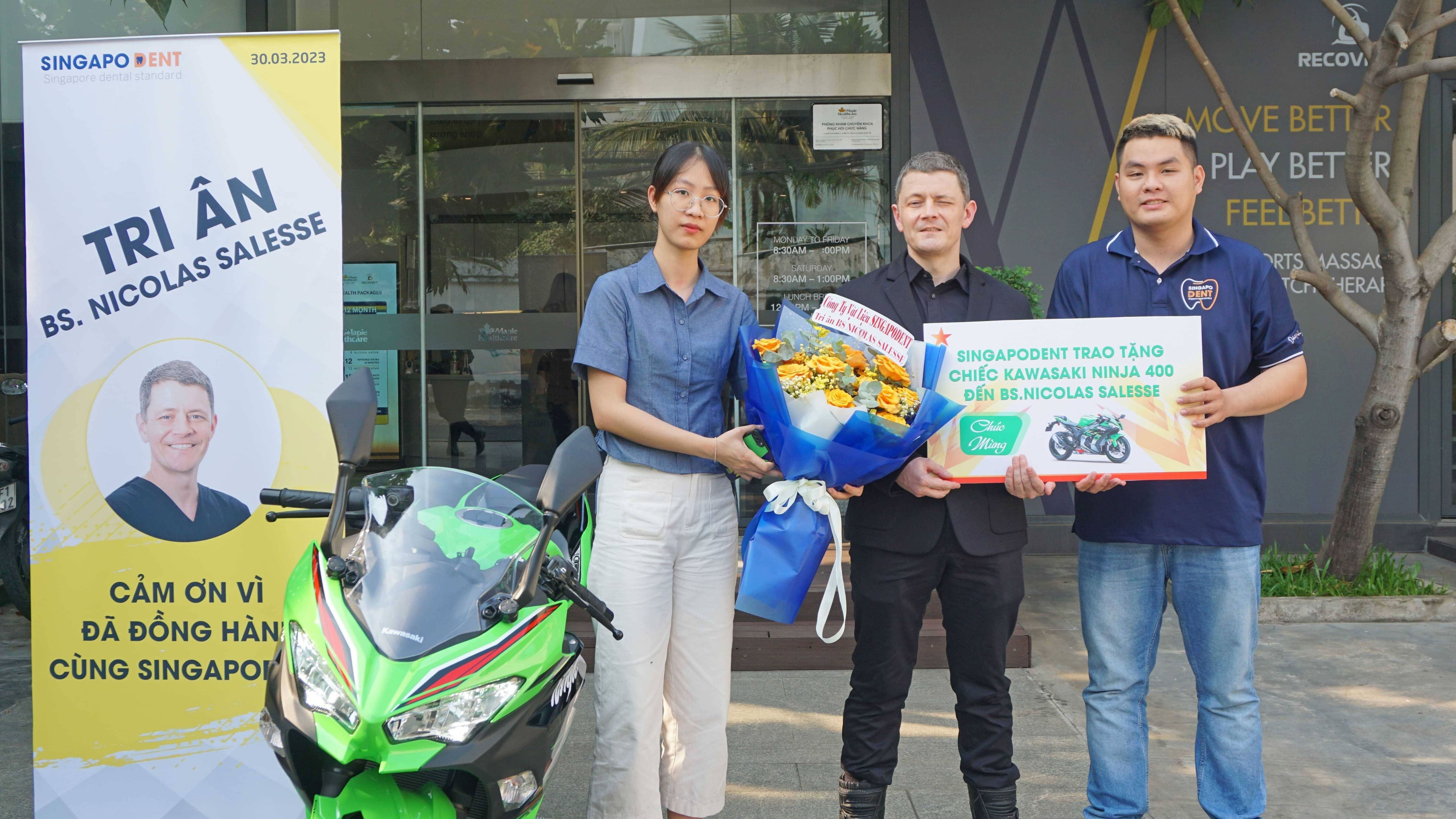 TRI ÂN BS. NICOLAS SALESSE - CẢM ƠN VÌ ĐÃ ĐỒNG HÀNH CÙNG SINGAPODENT