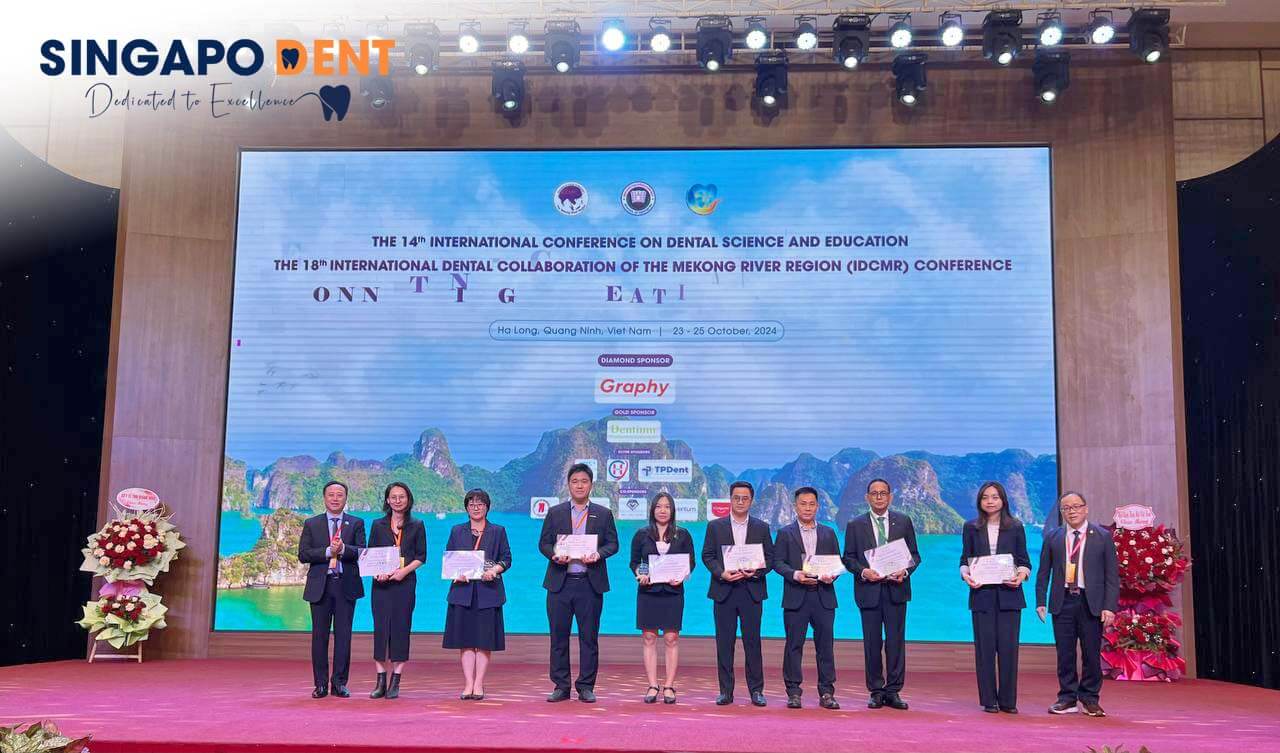 NHÀ TÀI TRỢ KIM CƯƠNG GRAPHY VÀ NHÀ TÀI TRỢ ĐỒNG SINGAPODENT ĐỒNG HÀNH CÙNG HỘI NGHỊ IDCMR 2024