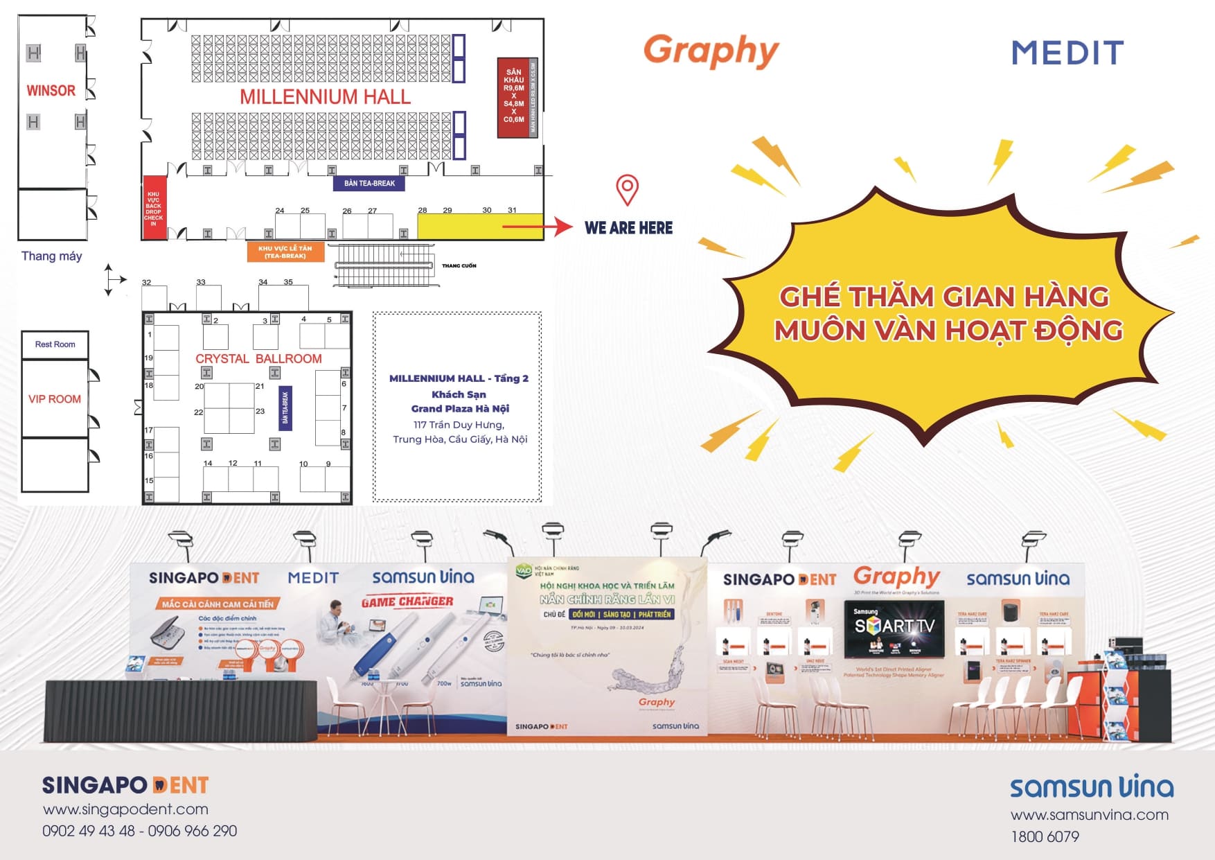 [VAO 2024] GIAN HÀNG 28-31 CỦA SINGAPODENT CÓ GÌ TẠI HỘI NGHỊ KHOA HỌC LẦN THỨ VI - HỘI NẮN CHỈNH RĂNG VIỆT NAM