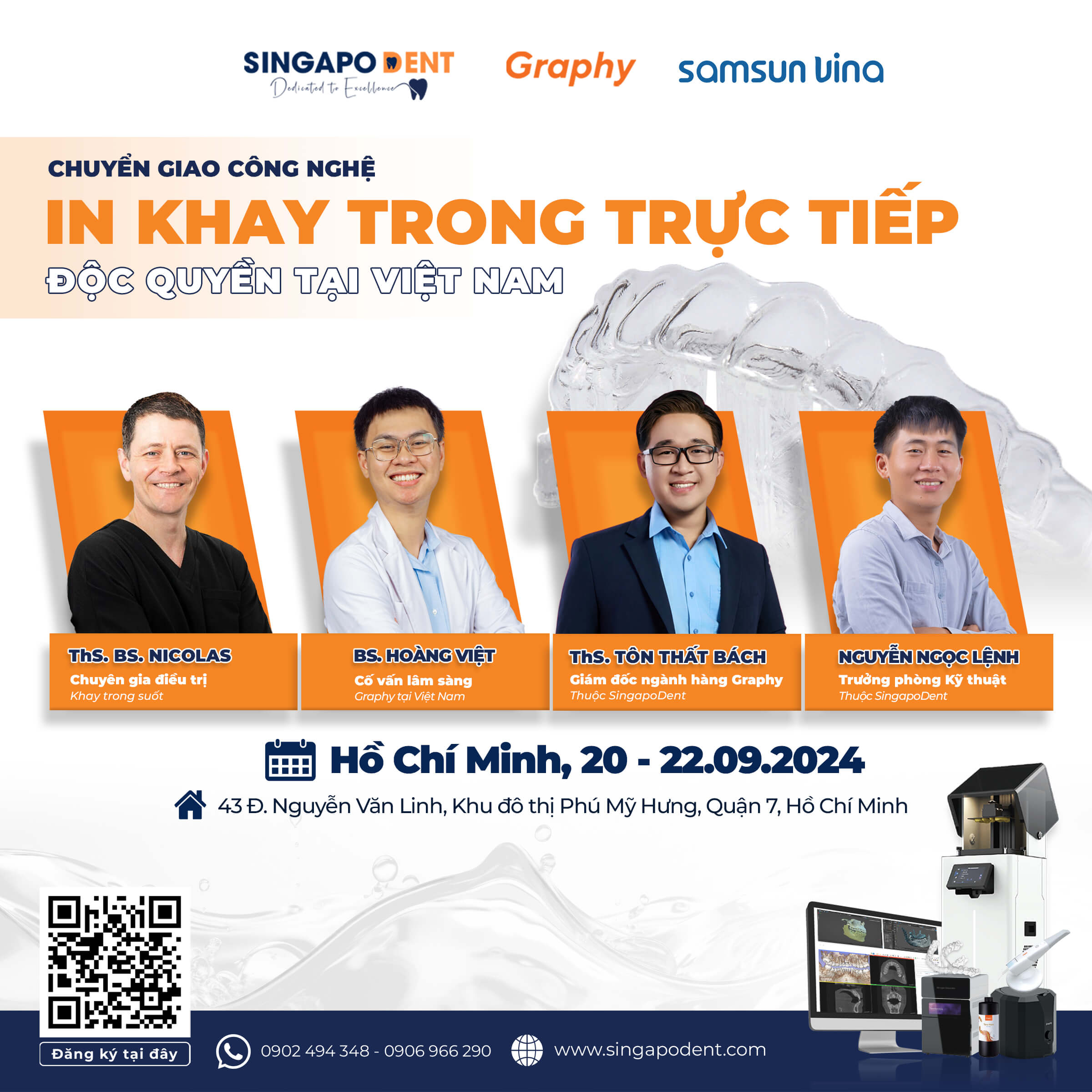 CHUYỂN GIAO CÔNG NGHỆ IN KHAY TRONG SUỐT TRỰC TIẾP TẠI PHÒNG KHÁM