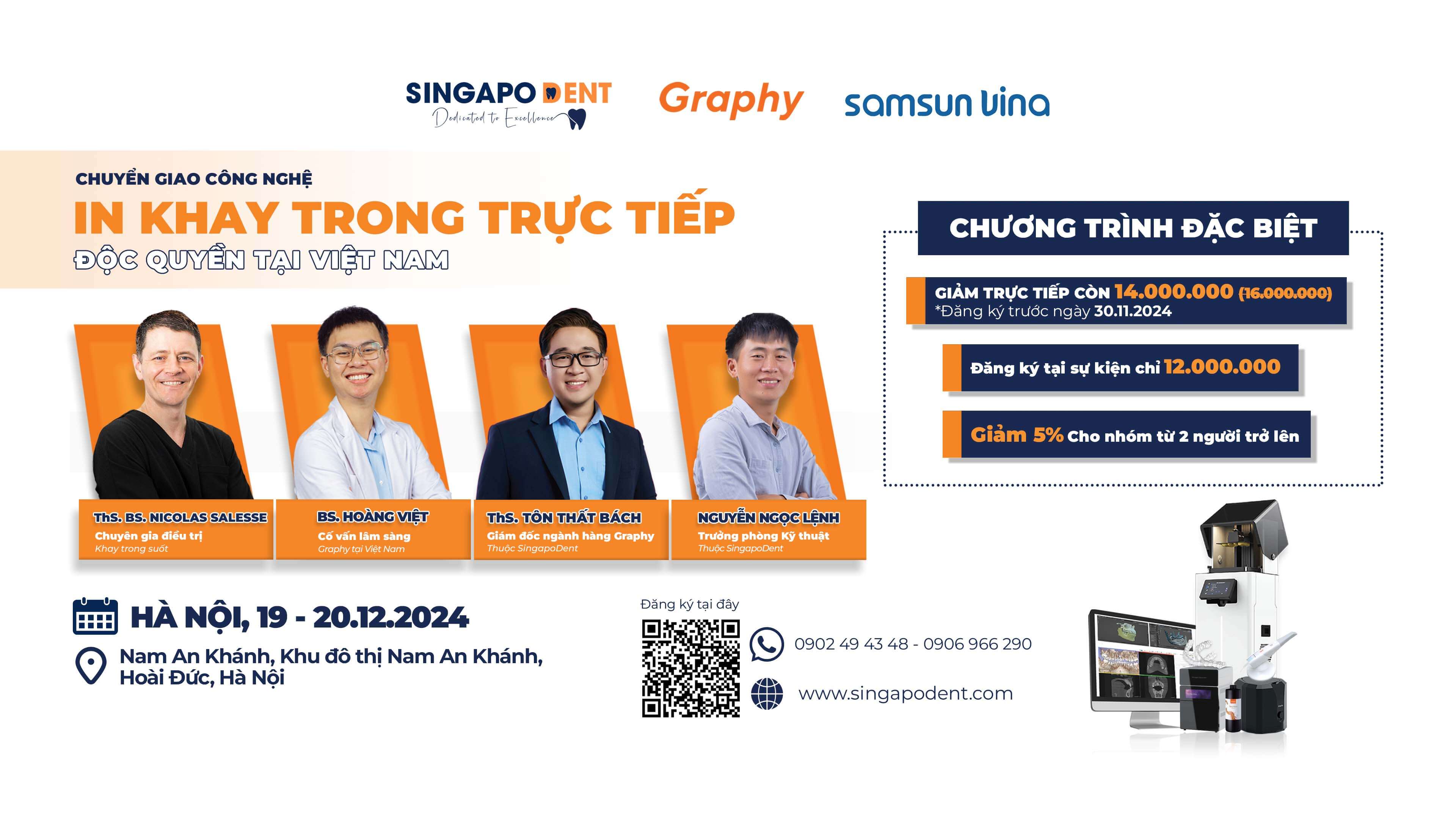 [HÀ NỘI] KHÓA HỌC IN KHAY TRONG SUỐT TRỰC TIẾP TẠI PHÒNG KHÁM