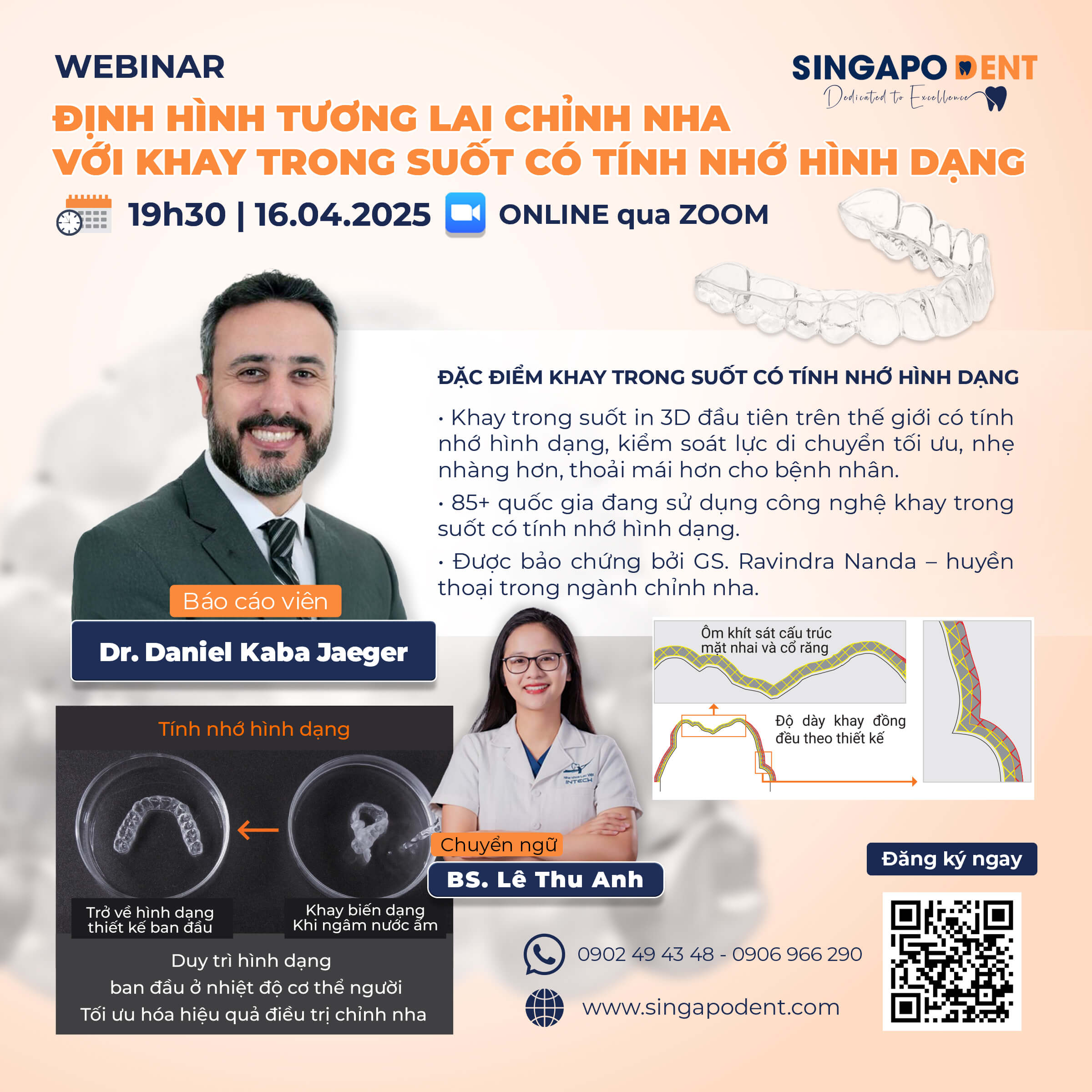 [WEBINAR] ĐỊNH HÌNH TƯƠNG LAI CHỈNH NHA VỚI KHAY TRONG SUỐT CÓ TÍNH NHỚ HÌNH DẠNG