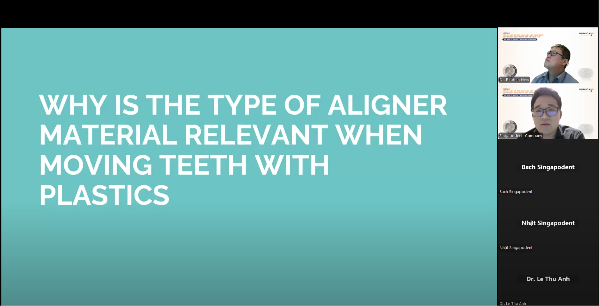 RECAP WEBINAR: CƠ SINH HỌC & ỨNG DỤNG COMPOSITE GIẢM TÁC DỤNG PHỤ TRONG CHỈNH NHA