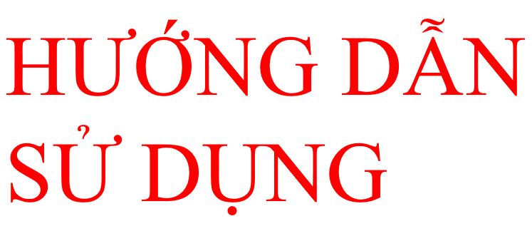 Hướng Dẫn Sử Dụng