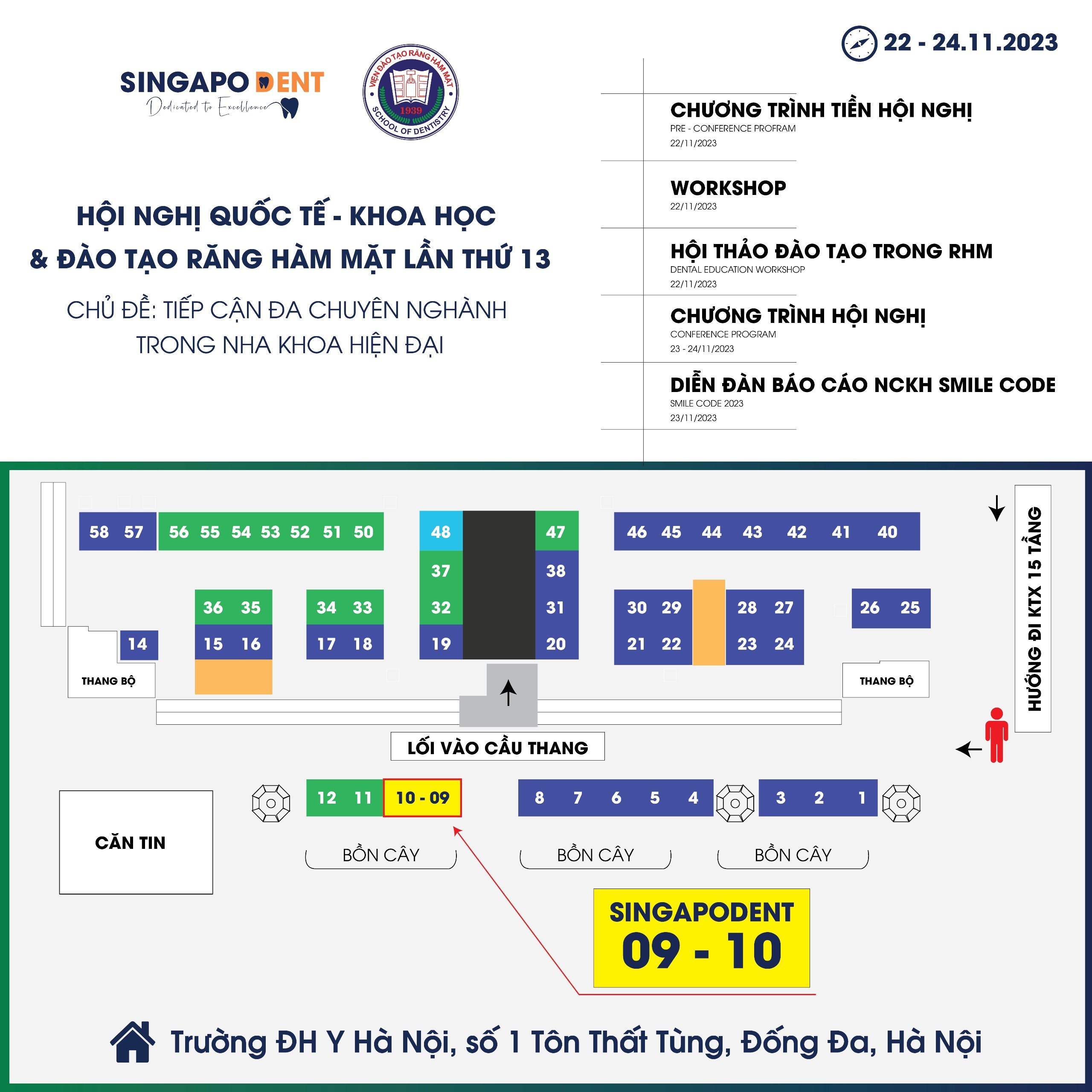 HỘI NGHỊ QUỐC TẾ KHOA HỌC VÀ ĐÀO TẠO RĂNG HÀM MẶT LẦN THỨ 13 NĂM 2023