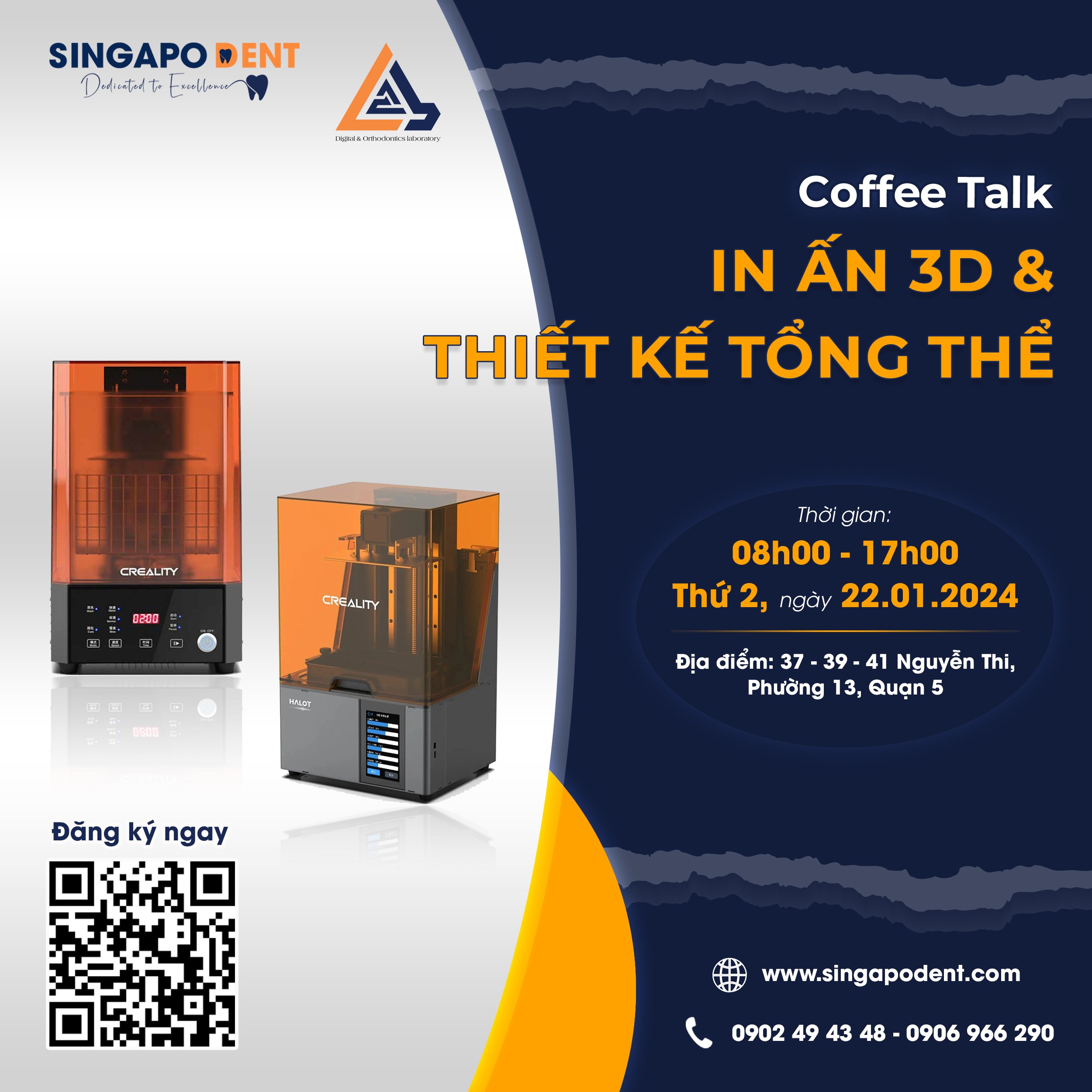 [ COFFEE TALK ] - IN ẤN 3D & THIẾT KẾ TỔNG THỂ