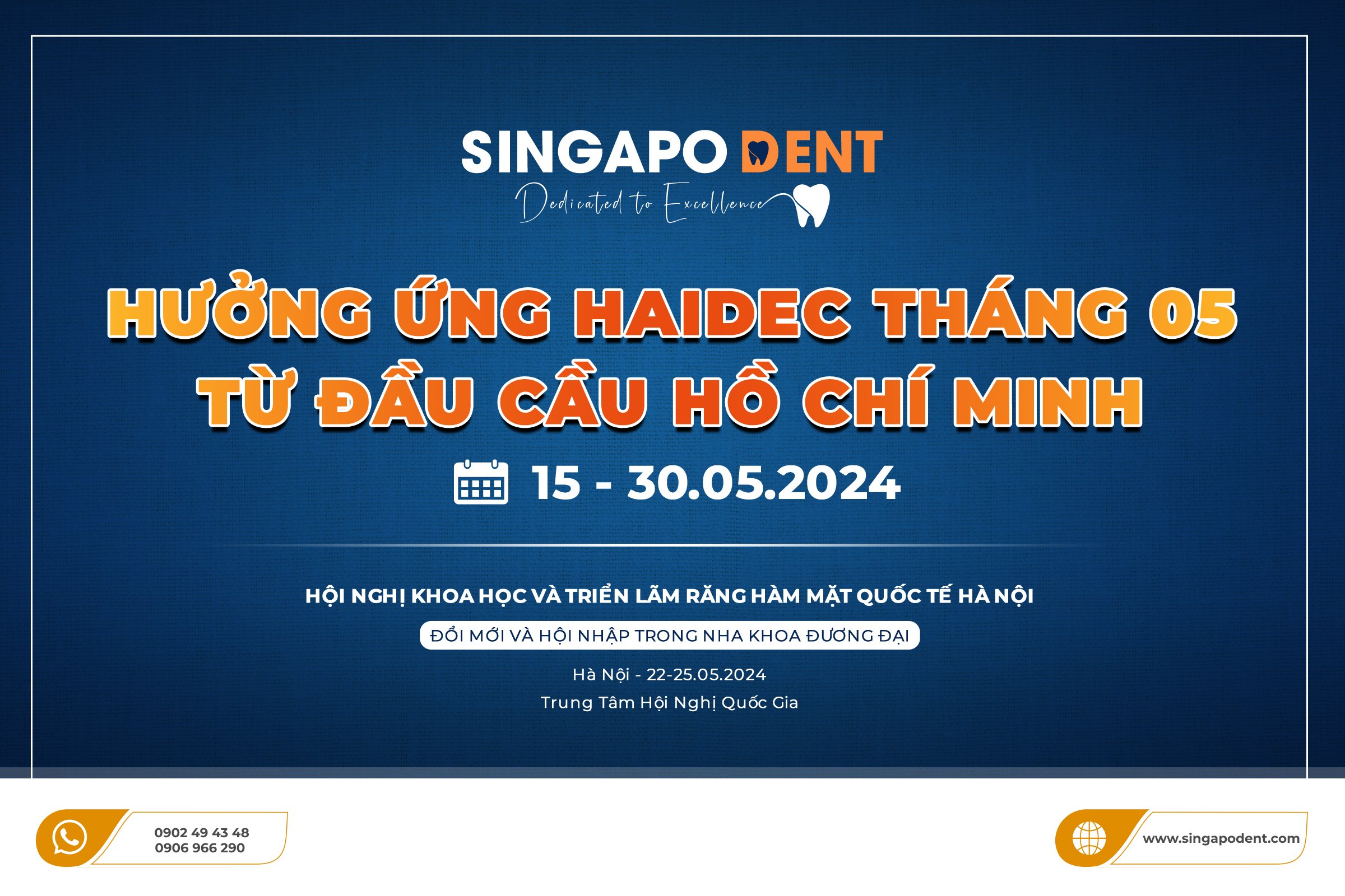 HƯỞNG ỨNG HAIDEC THÁNG 05 TỪ ĐẦU CẦU HỒ CHÍ MINH