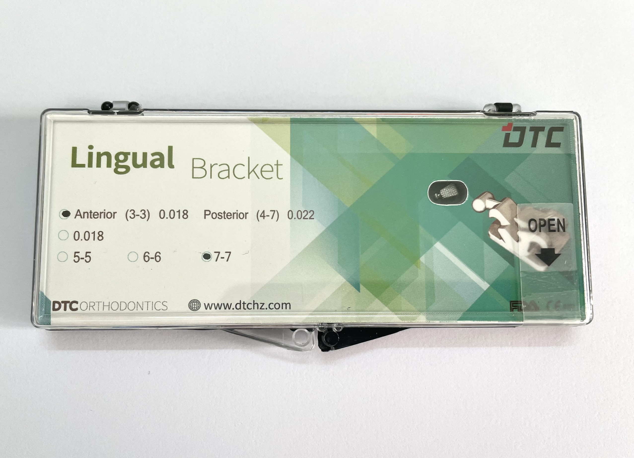 Mắc Cài Kim Loại Mặt Lưỡi 2D_DTC