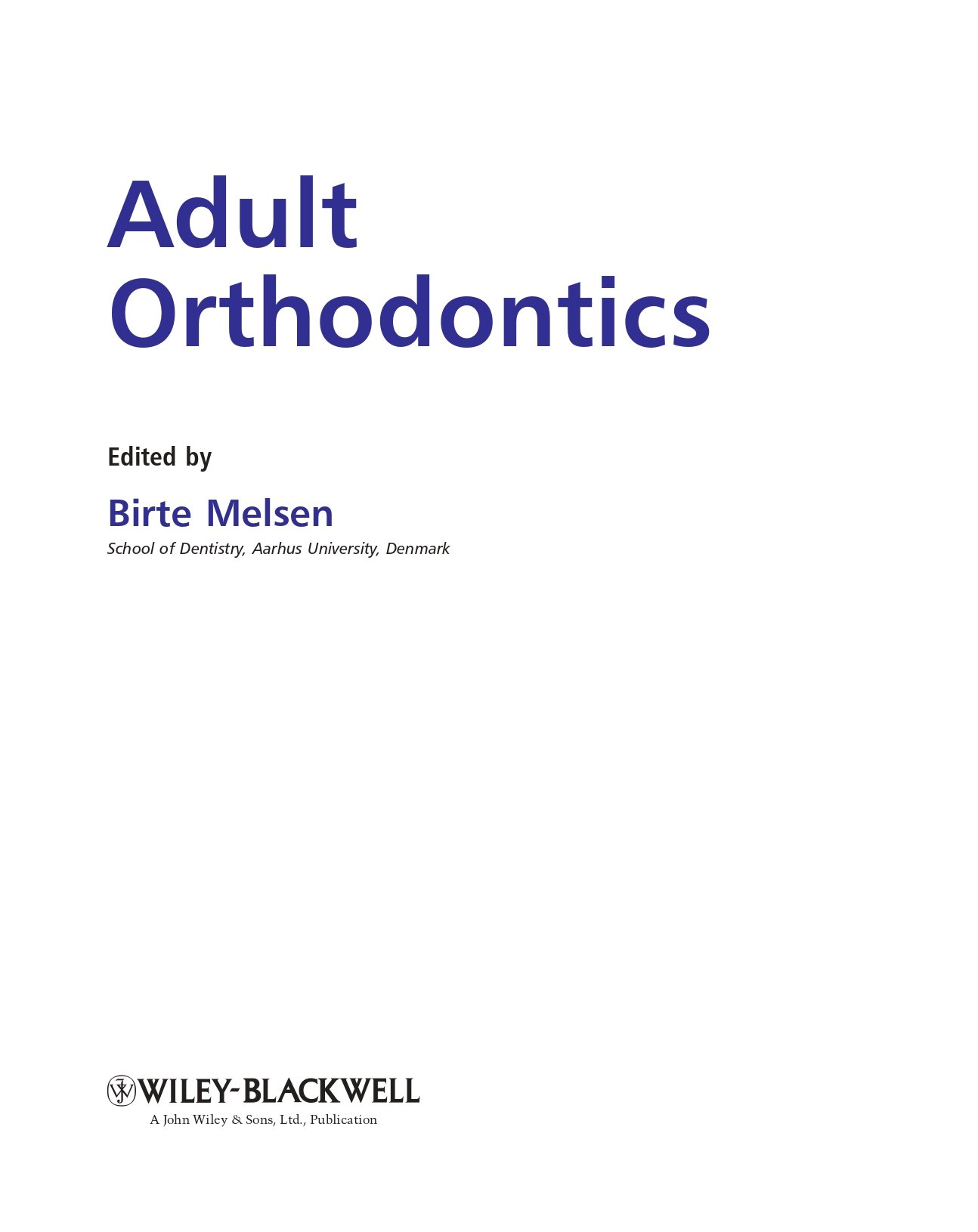 Adult Orthodontics
