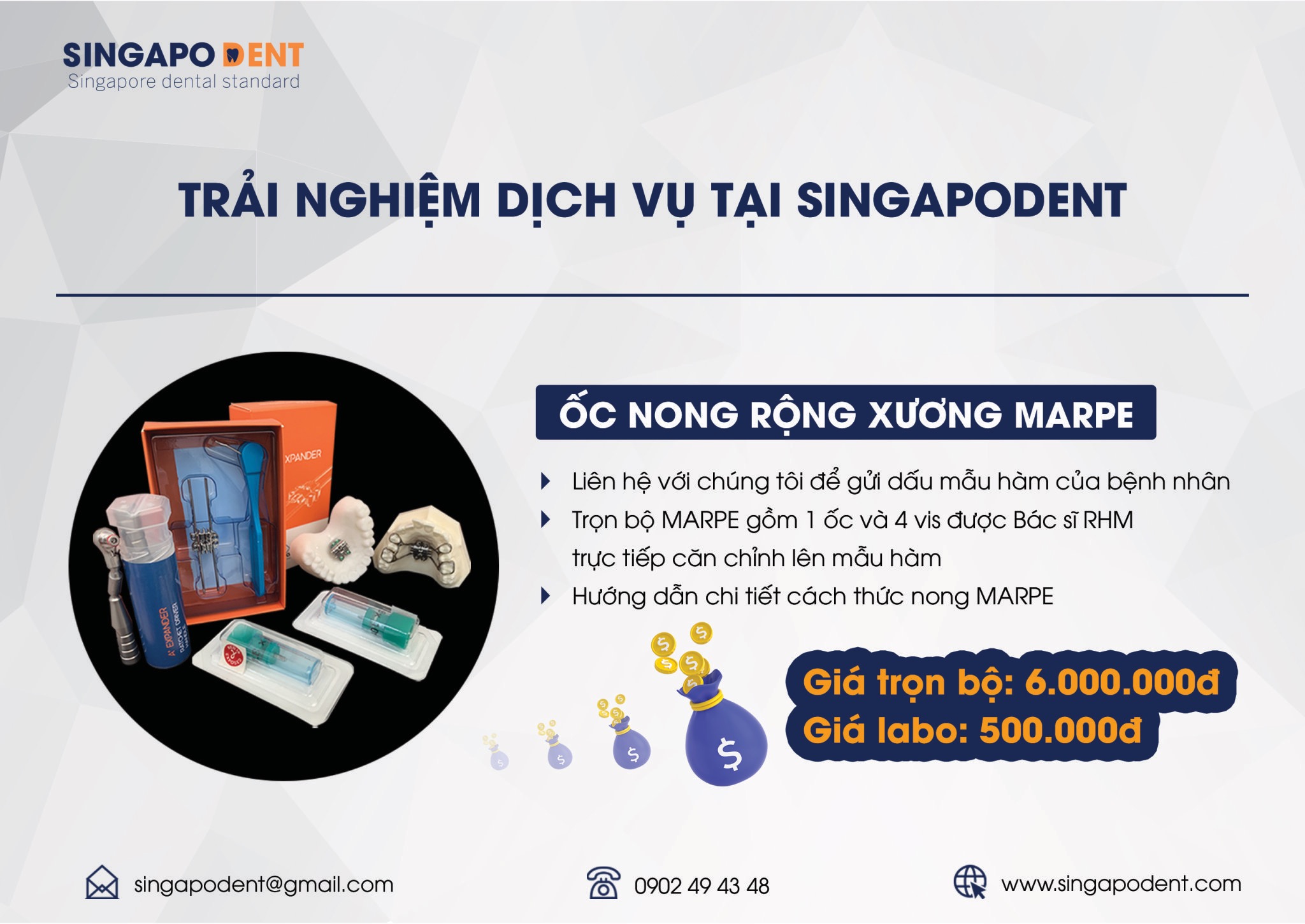Dịch vụ nong rộng xương bằng MARPE