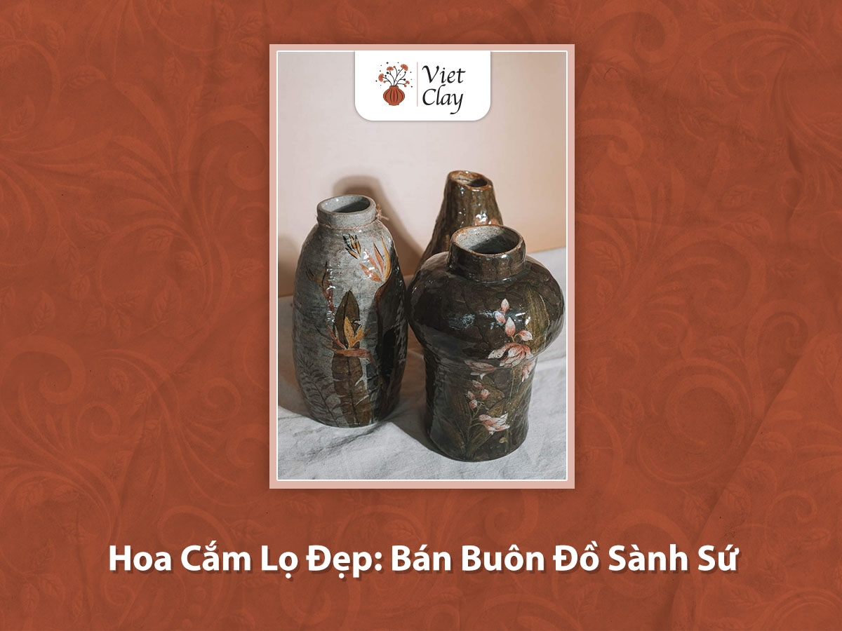 Hoa Cắm Lọ Đẹp: Bán Buôn Đồ Sành Sứ {Rẻ 2023}