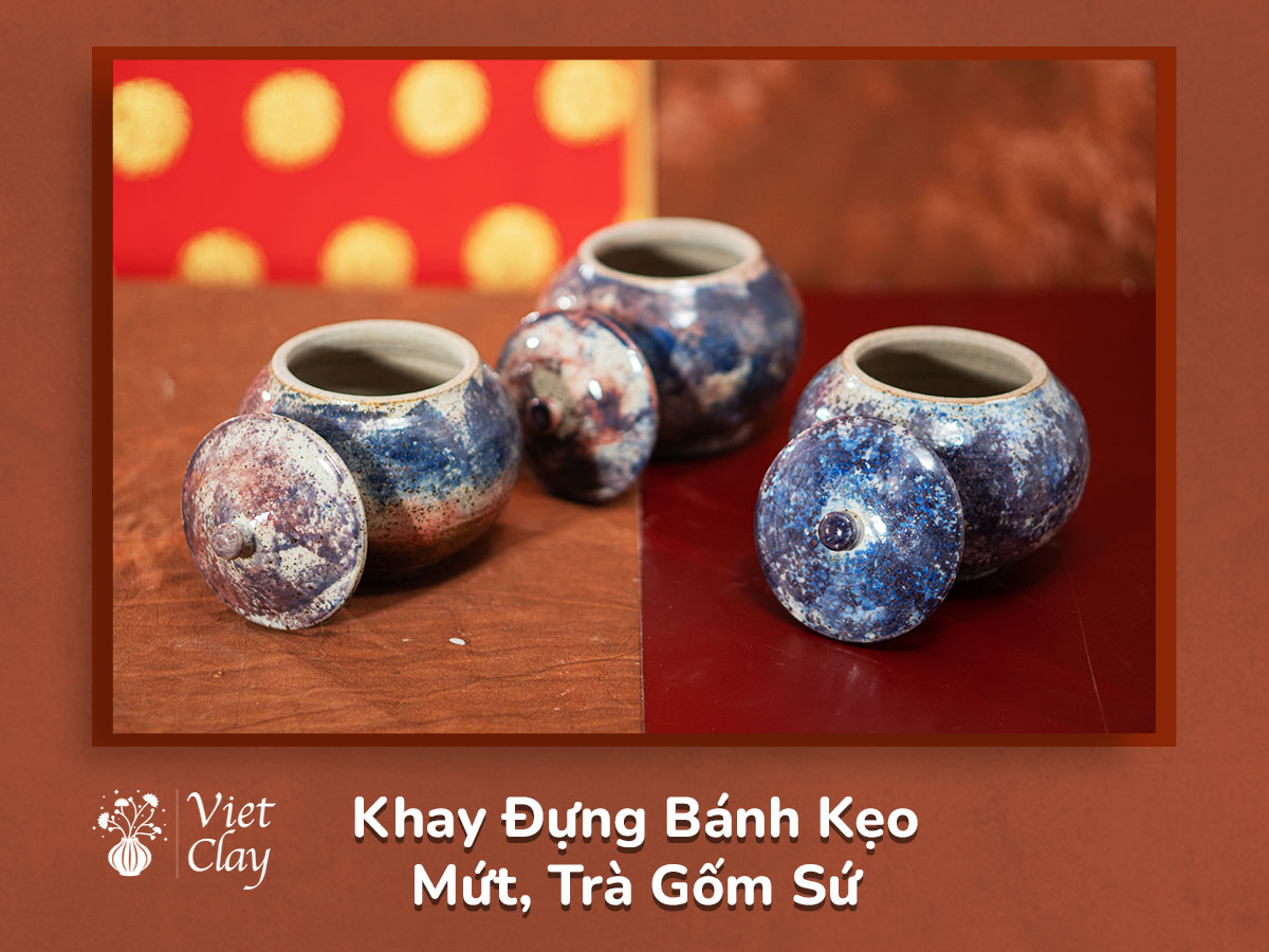 Khay Đựng Bánh Kẹo, Mứt, Trà Gốm Sứ {Mới 2023}