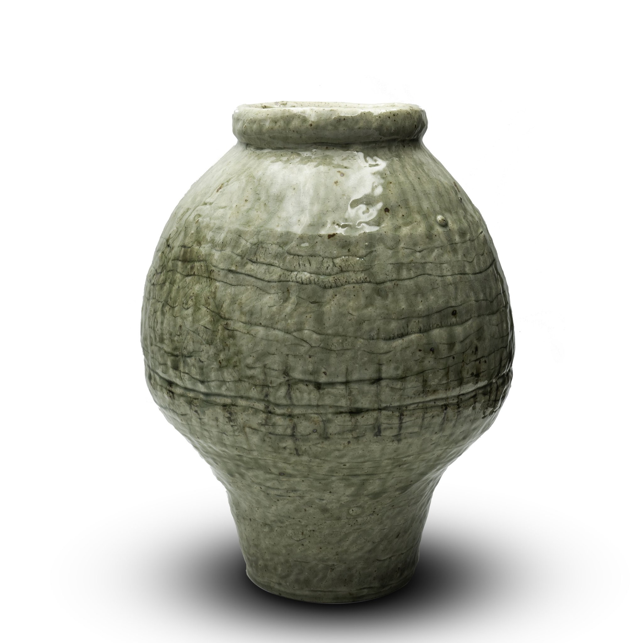 Bình Hoa Be Trạch Men Xanh Ngọc