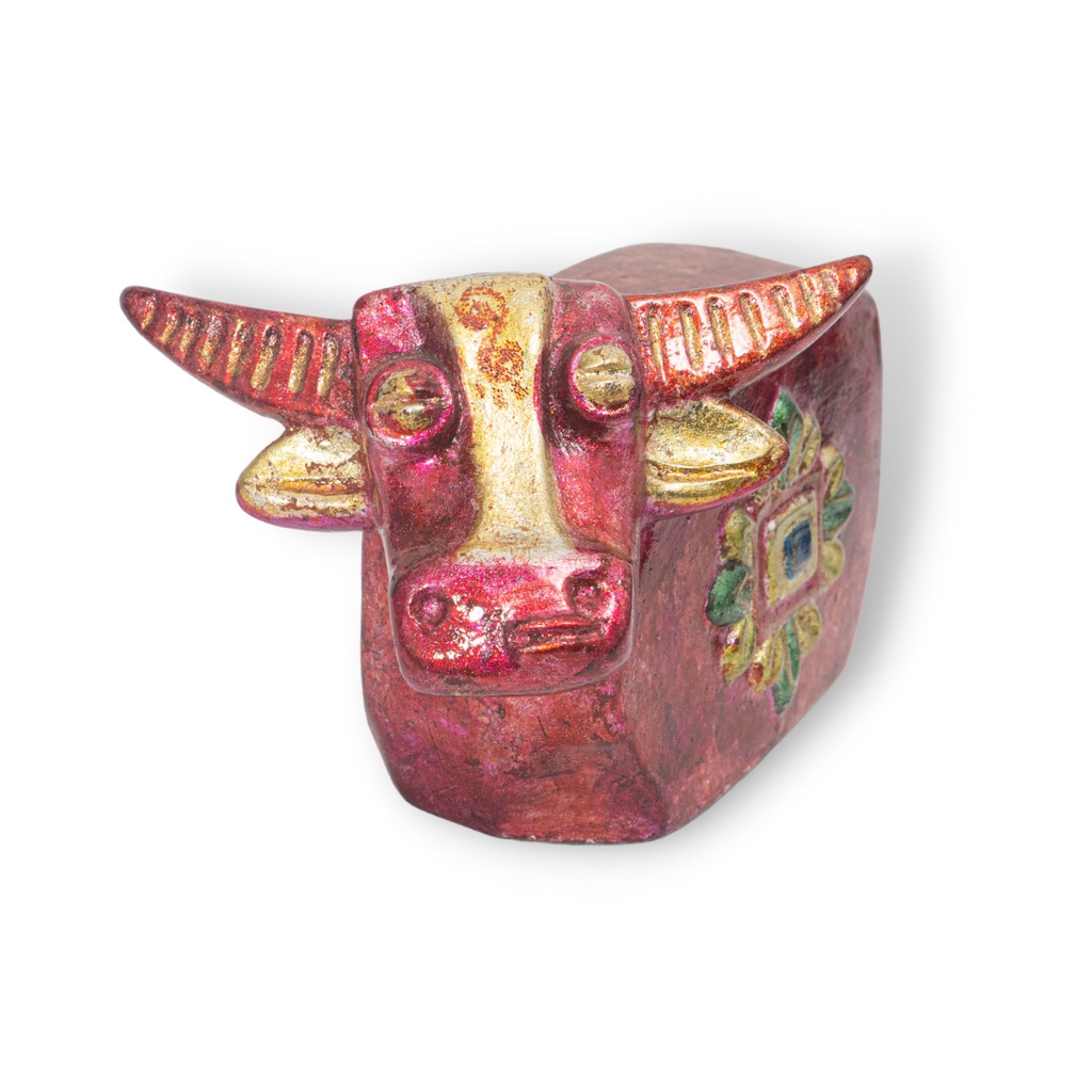 Tượng Trâu Gốm Sứ Sơn Mài Trang Trí Bàn Làm Việc | Decor Phòng Khách | Phong Thủy | Thủy Sinh Tiểu Cảnh (Mini Cute)