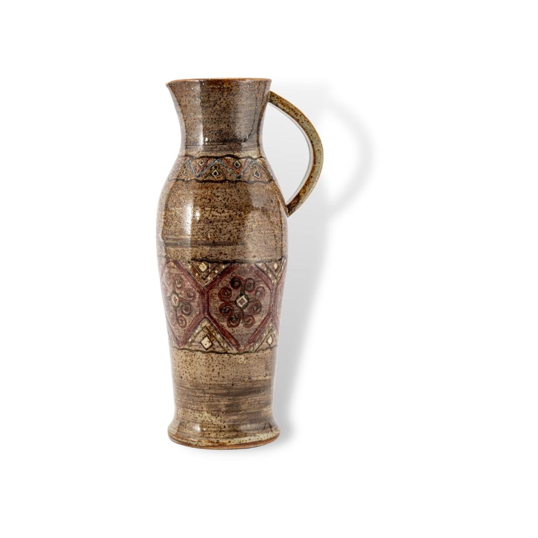 Bình Hoa Thổ Cẩm Có Tay Cầm