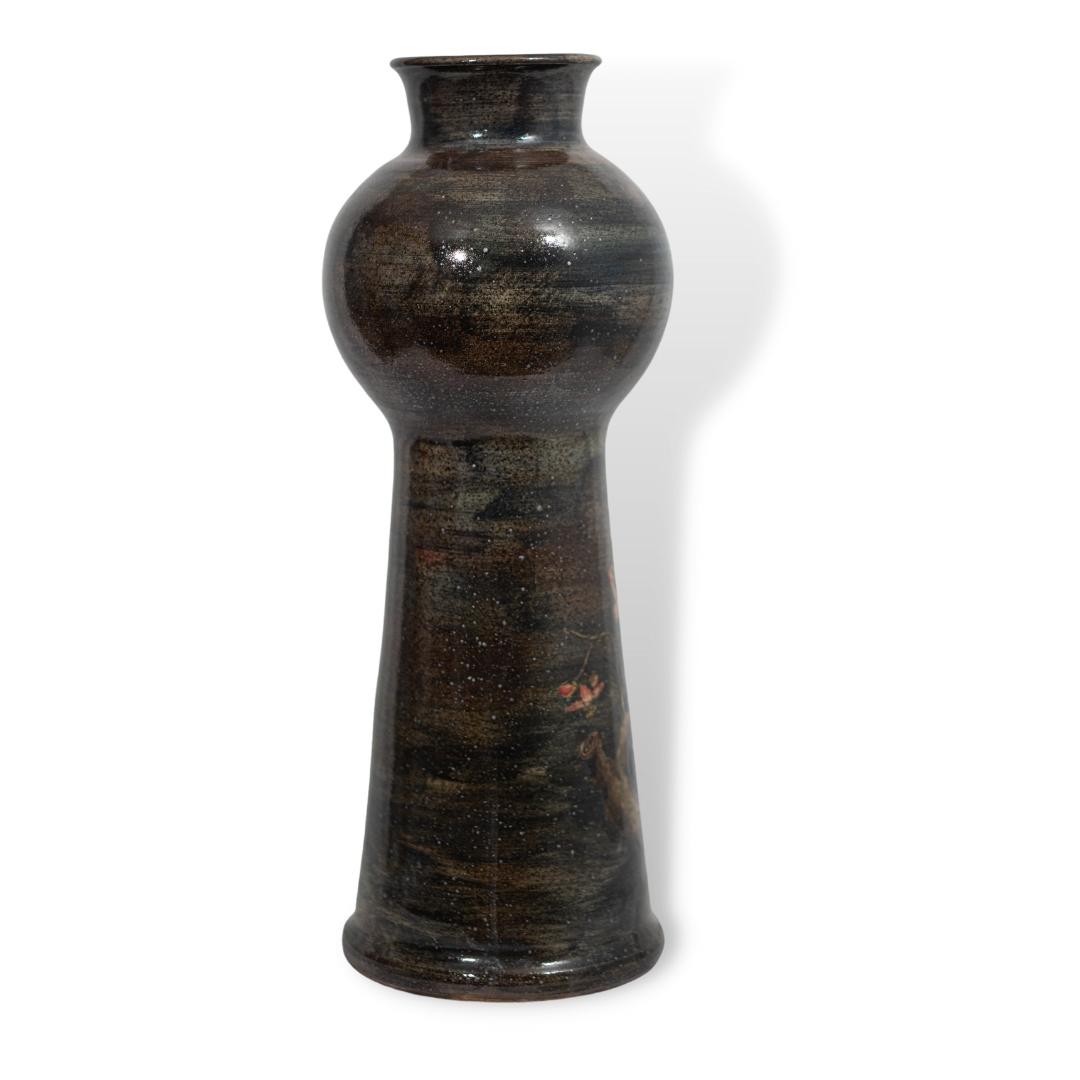 Bình Chim Đậu Cành Đào