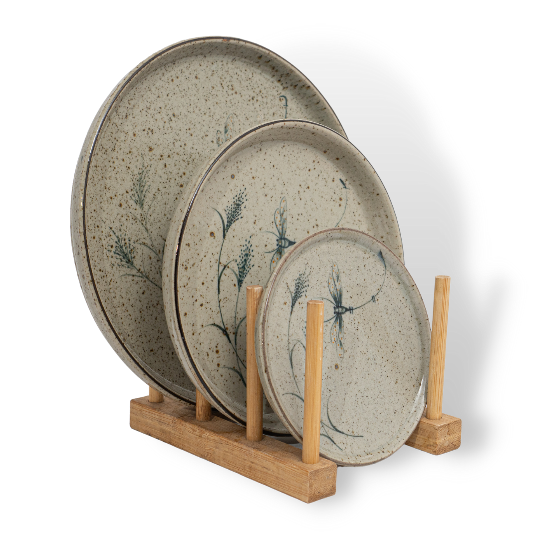 Đĩa Tròn Chuồn Chuồn Men Tiêu sz L