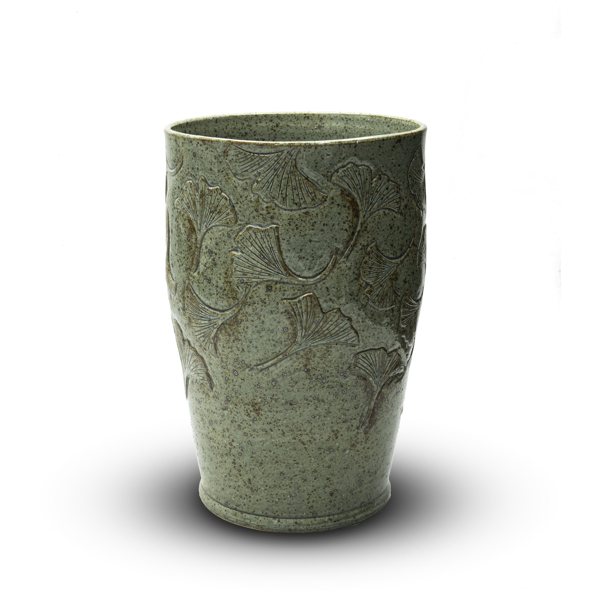 Bình Khắc Họa Tiết Lá