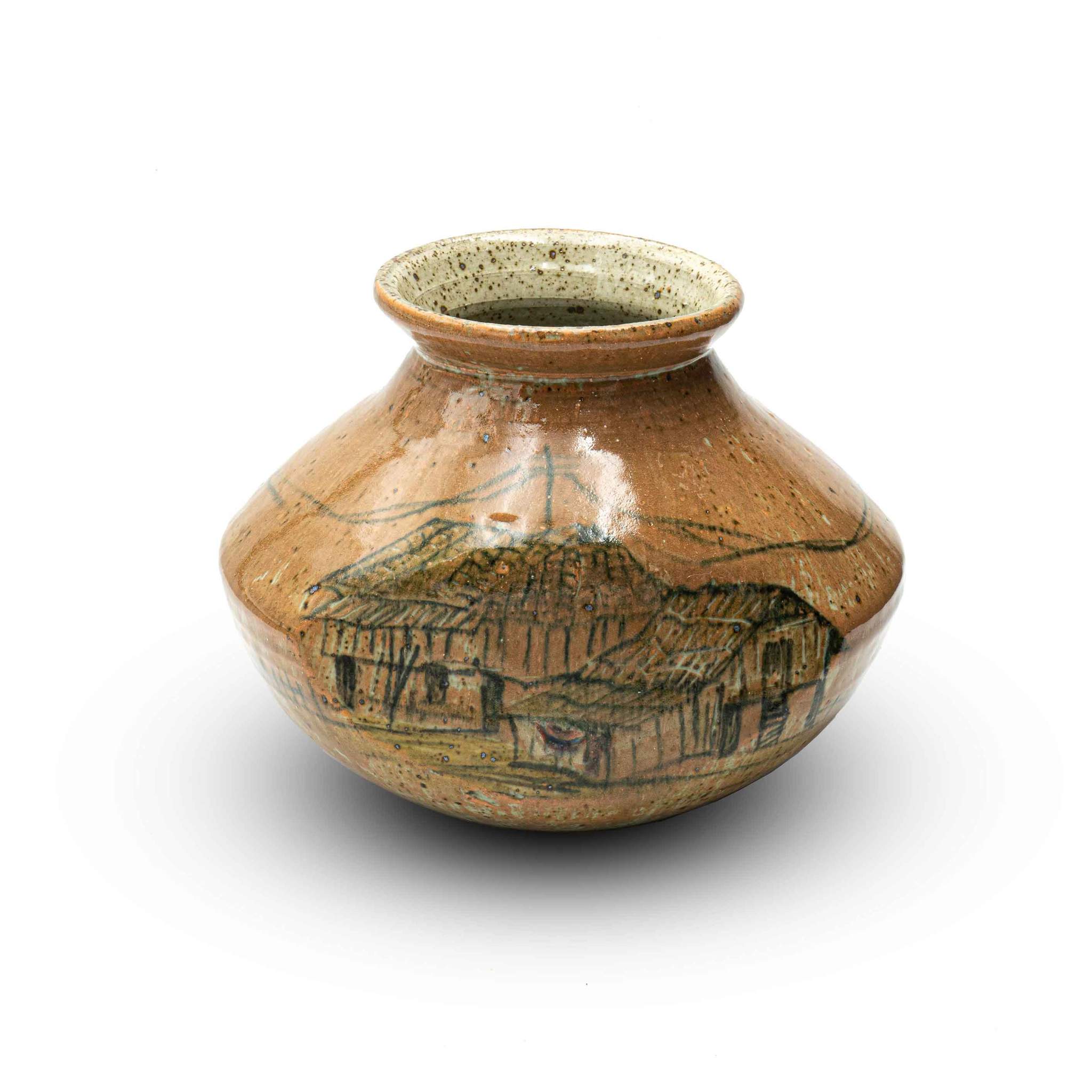 Bình Đồng Quê Thanh Bình Dáng Dẹt