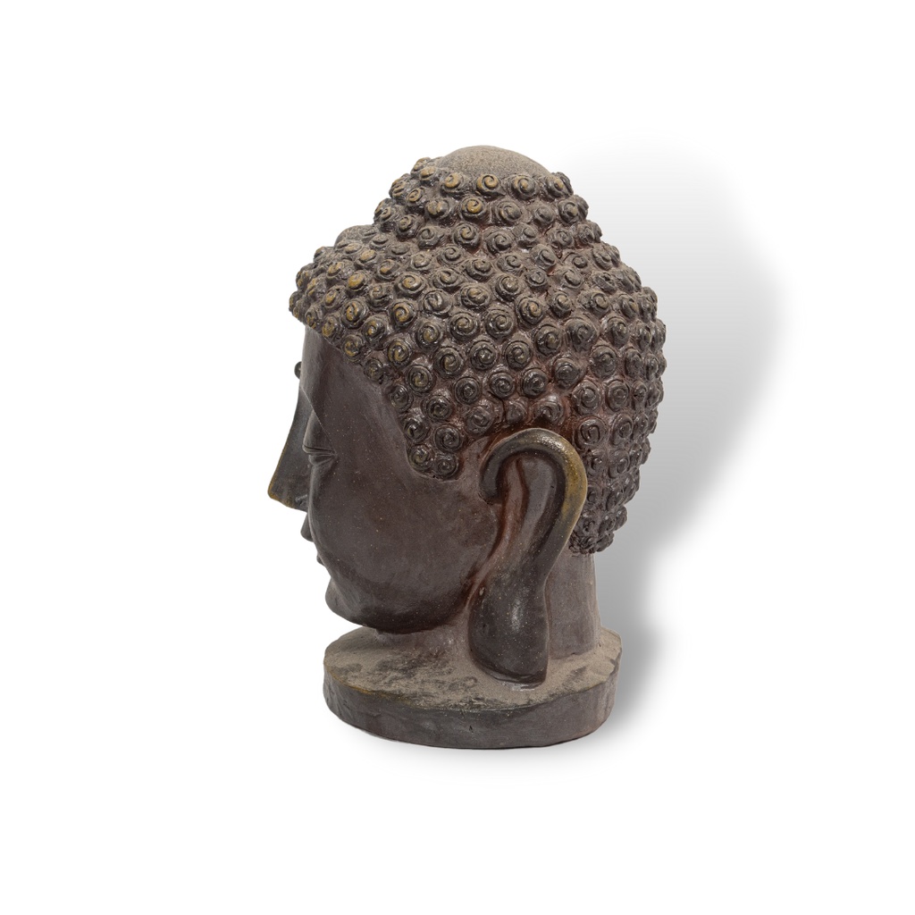 Tượng Phật Gốm Phong Thủy Trang Trí | Diện Phật Thích Ca Mâu Ni | Trang Trí Để Bàn | Gốm Đất Nung