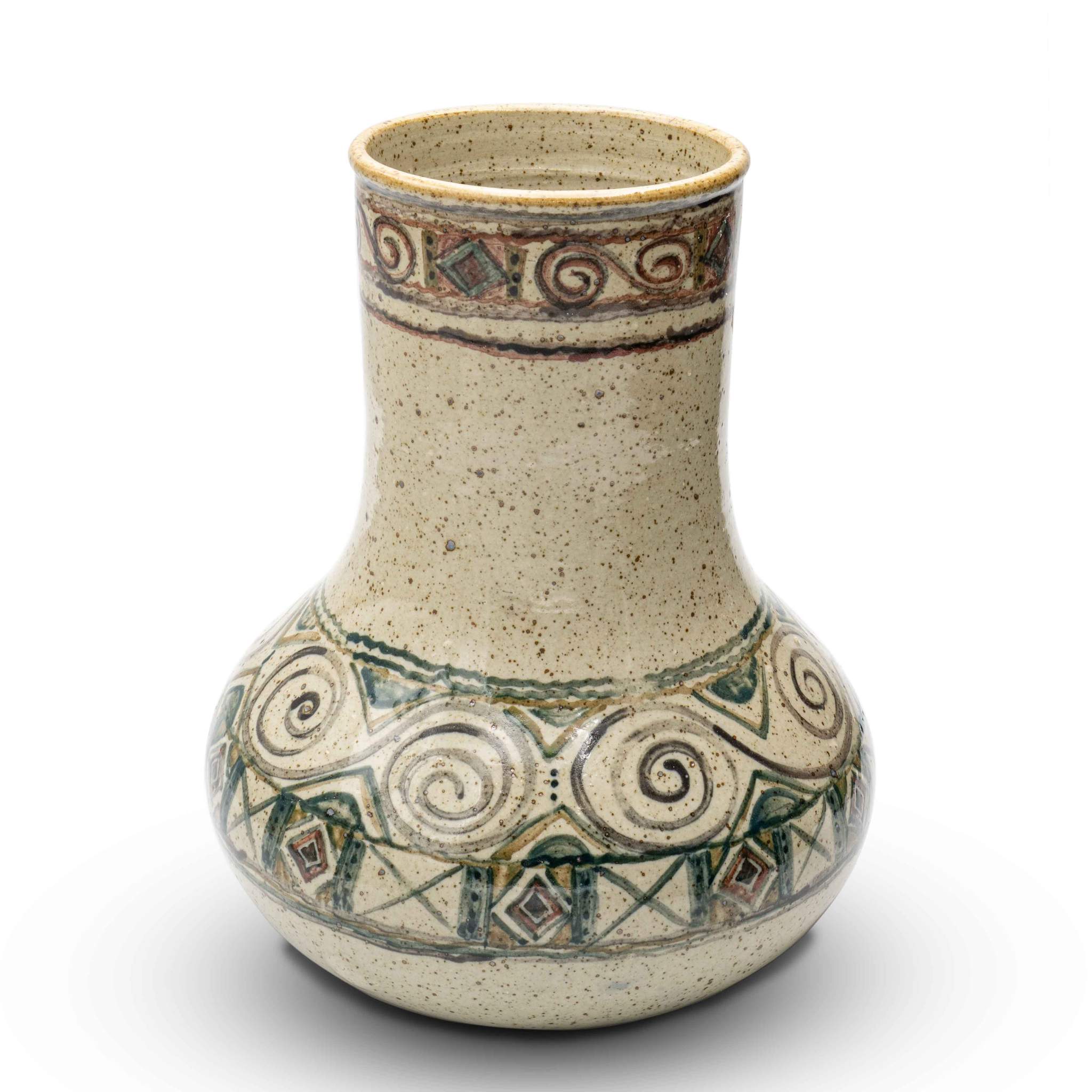 Bình Hoa Thổ Cẩm Bụng Bầu