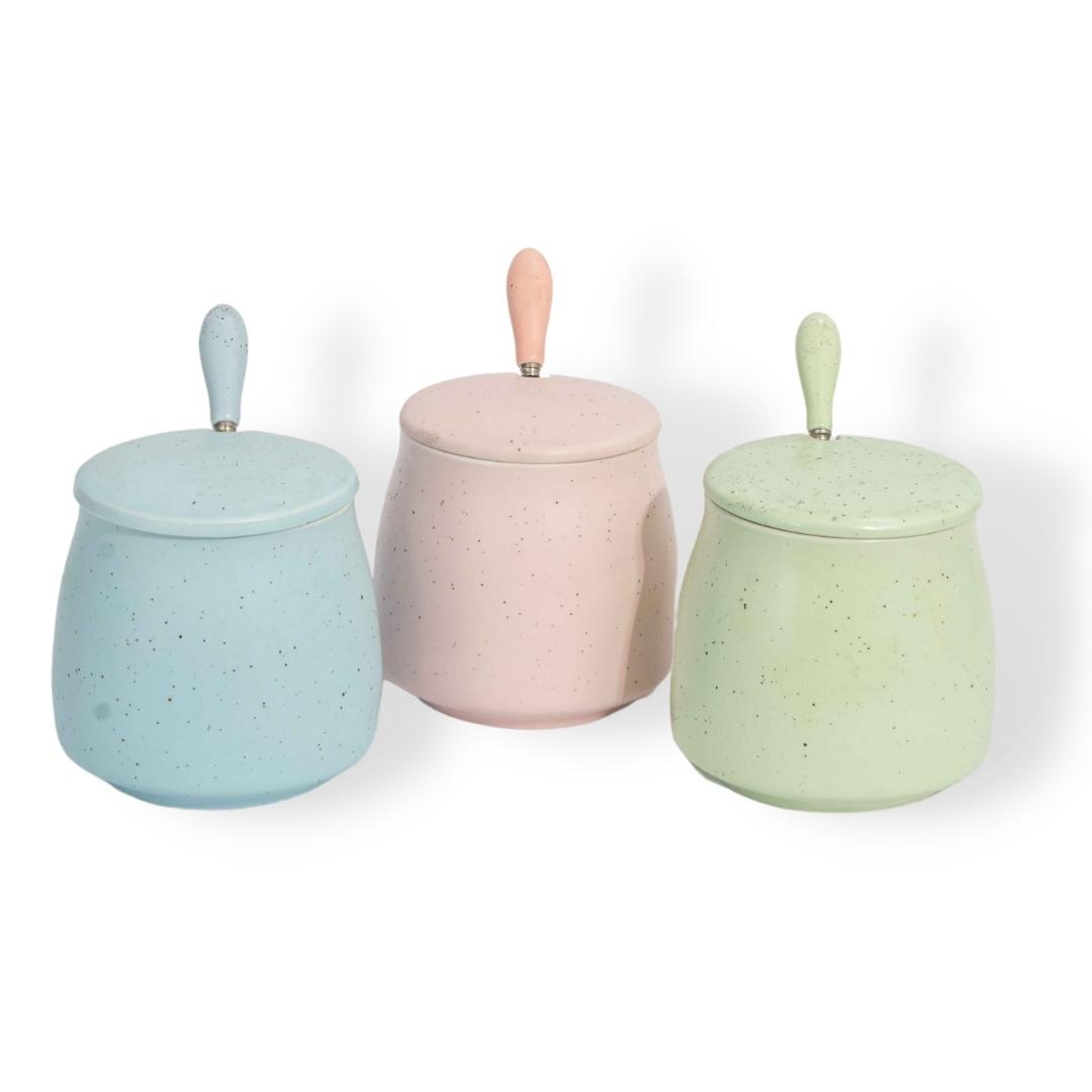 Cốc Sứ Kèm Nắp và Thìa