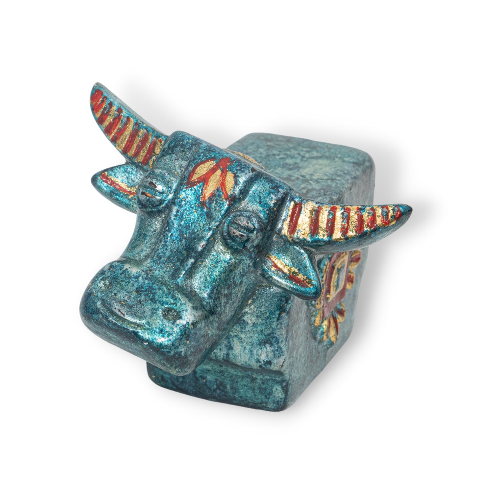 Tượng Trâu Gốm Sứ Sơn Mài Trang Trí Bàn Làm Việc | Decor Phòng Khách | Phong Thủy | Thủy Sinh Tiểu Cảnh (Mini Cute)