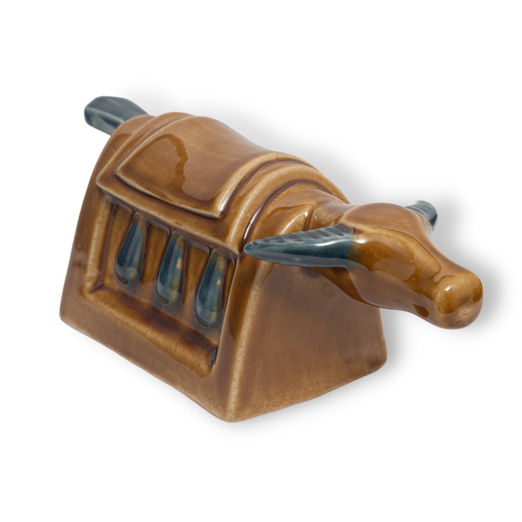 Tượng Trâu Mõ Gốm Sứ Trang Trí Bàn Làm Việc | Decor Phòng Khách | Phong Thủy | Thủy Sinh Tiểu Cảnh (Mini Cute)