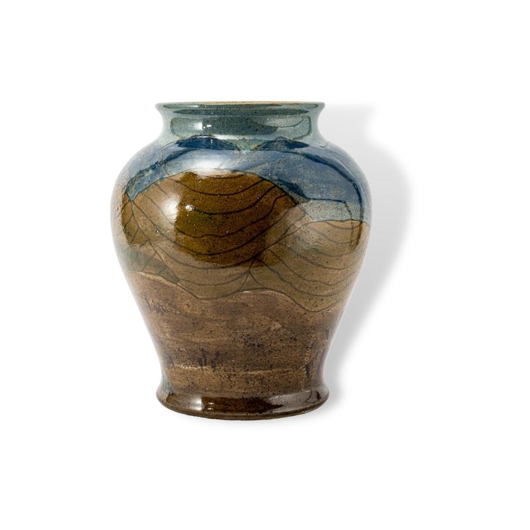 Bình Hoa Dáng Vại Họa Tiết Con Trâu