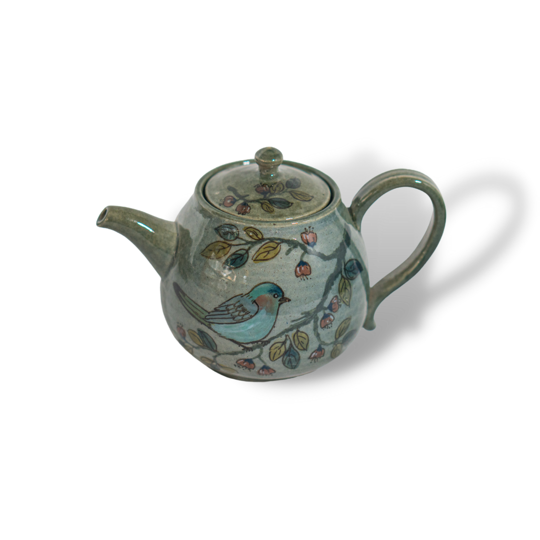 Bộ Ấm Chén Chim Sẻ Đậu Cành