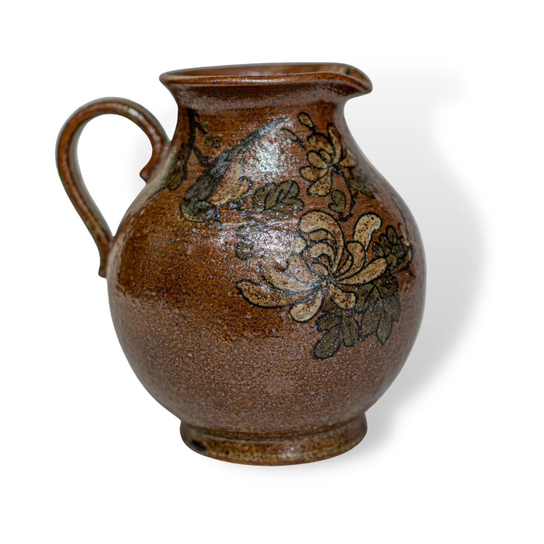 Bình Hoa Nâu Có Quai