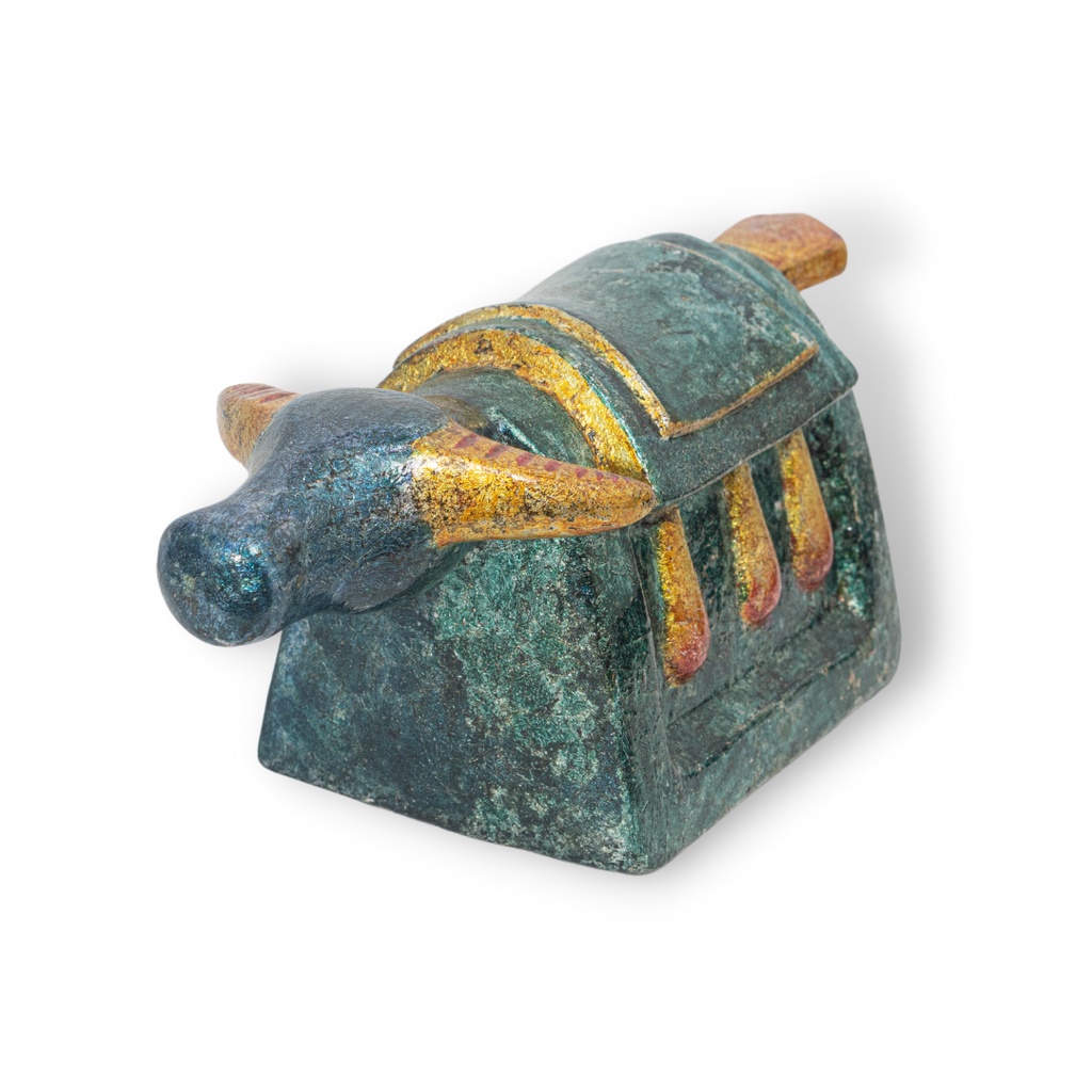 Tượng Trâu Gốm Sứ Sơn Mài Trang Trí Bàn Làm Việc | Decor Phòng Khách | Phong Thủy | Thủy Sinh Tiểu Cảnh (Mini Cute)