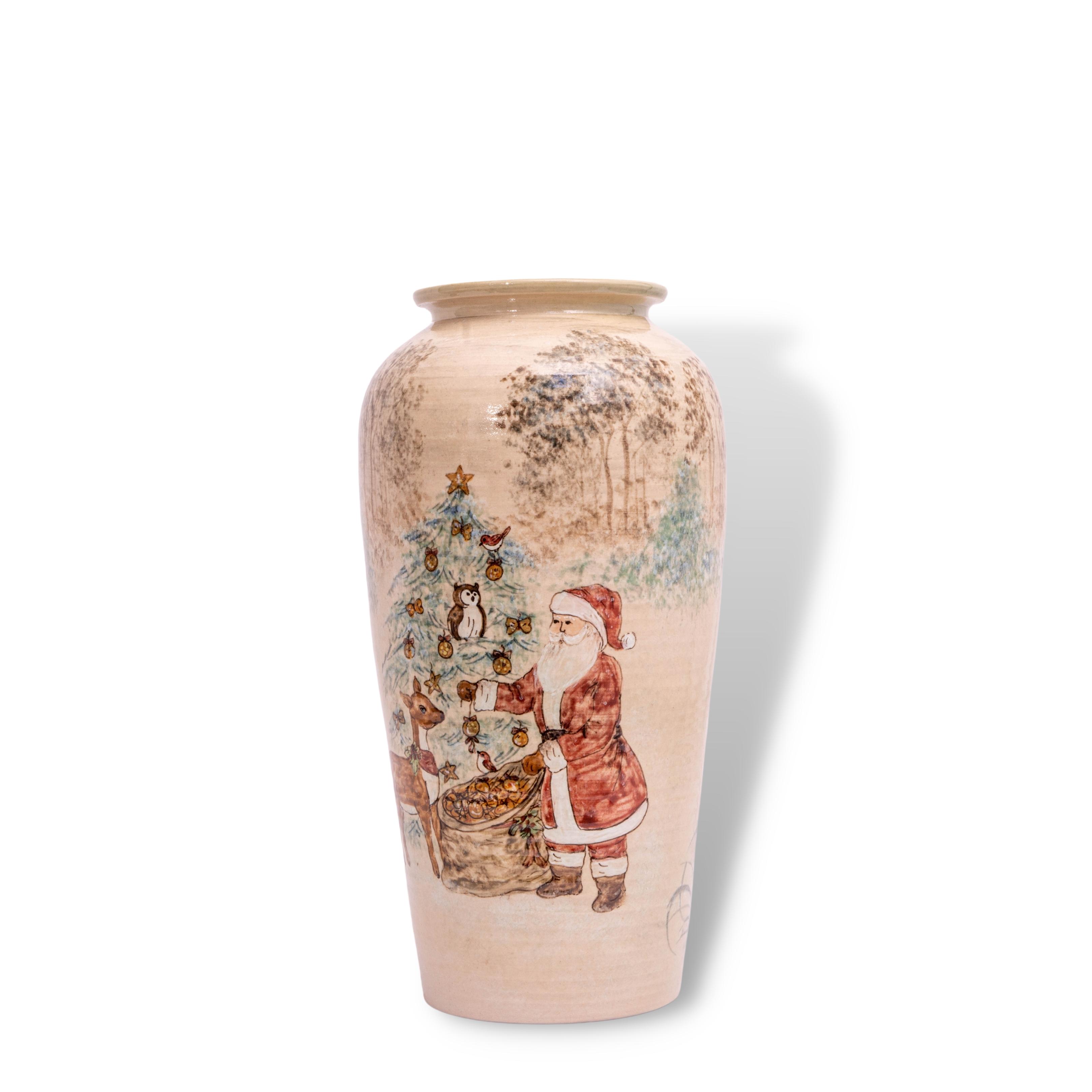 Bình Hoa Santa Claus