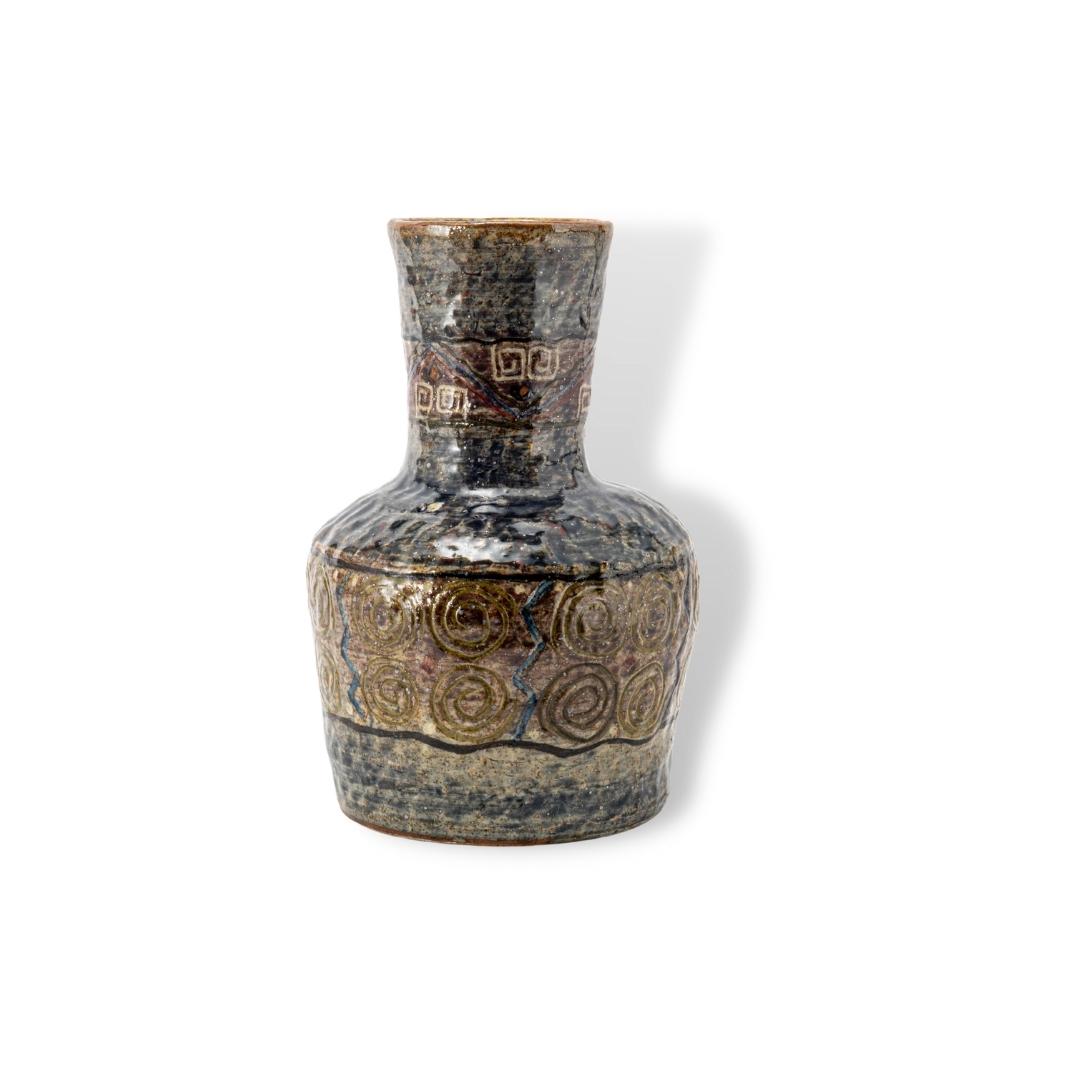 Bình Hoa Thổ Cẩm Họa Tiết Xoáy