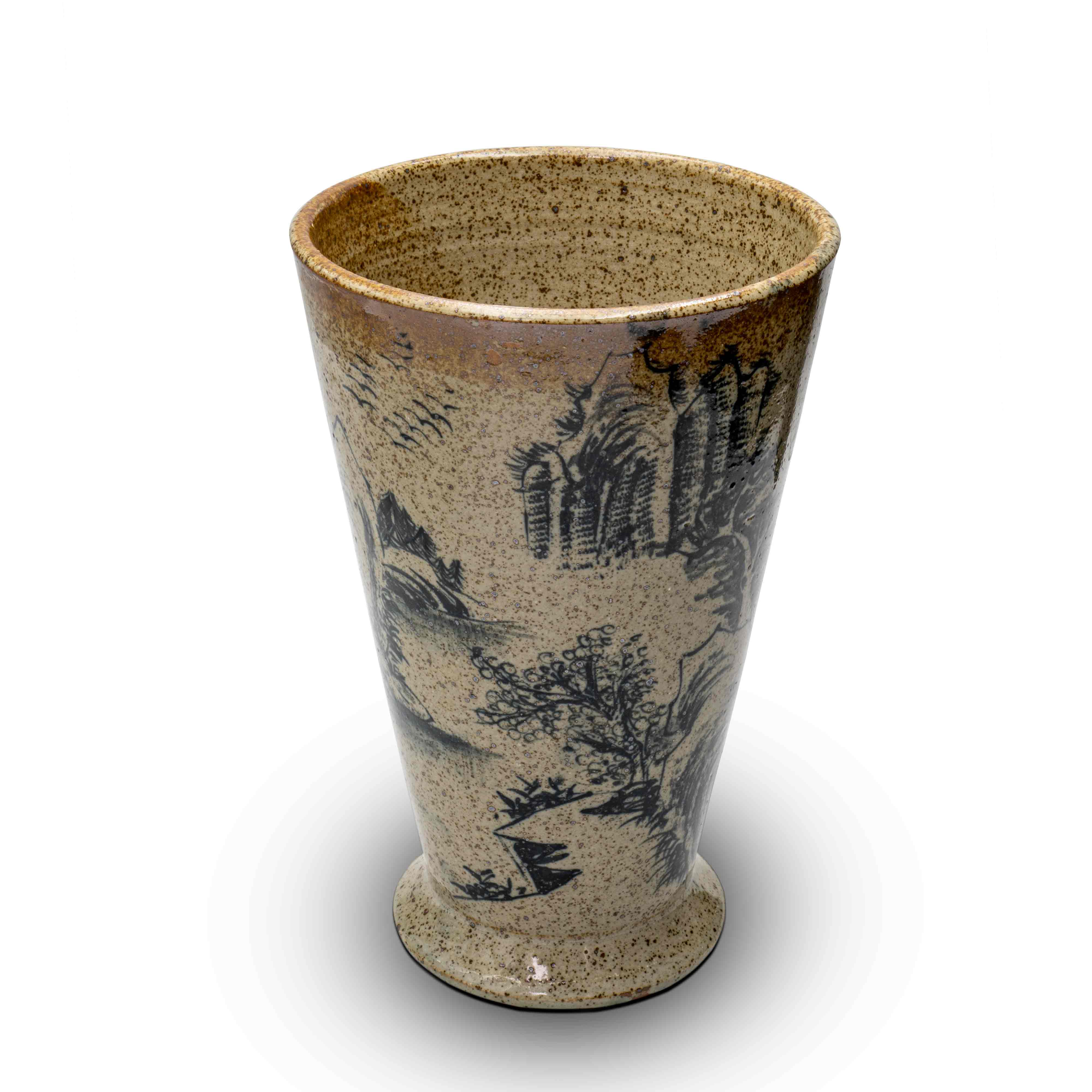 Bình Phong Cảnh Miệng Loe