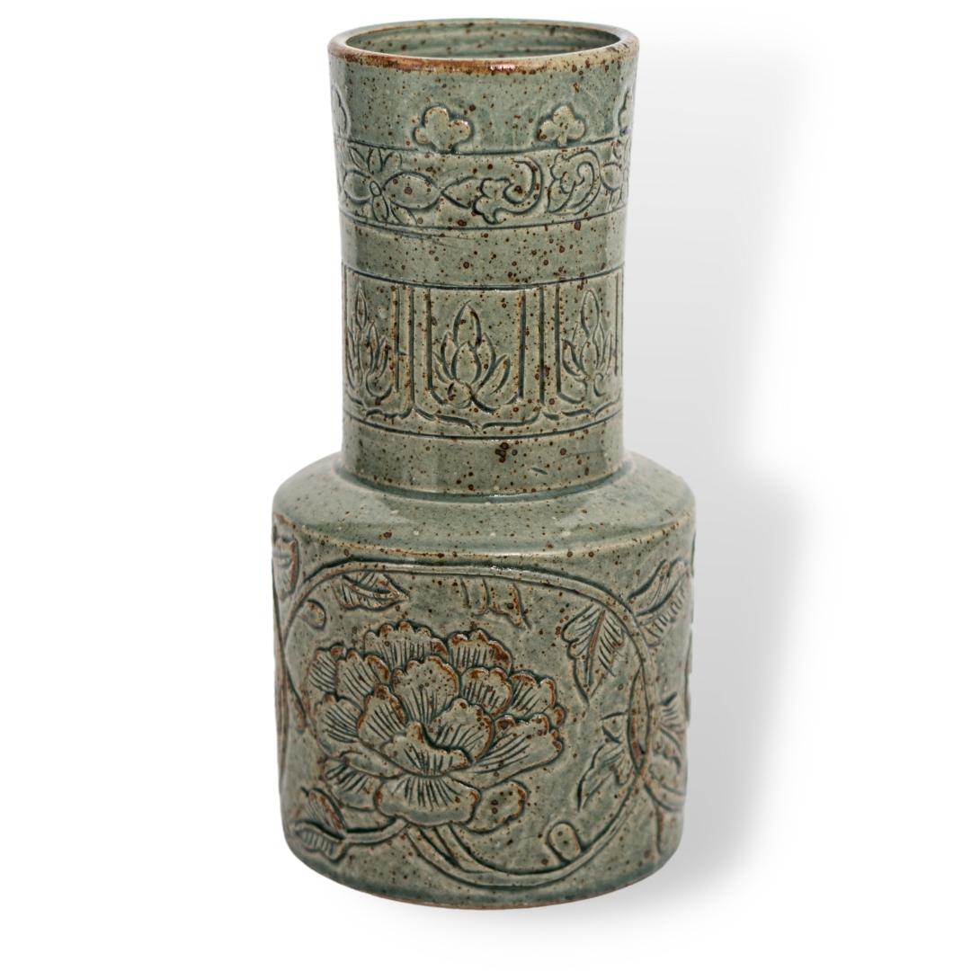 Bình Khắc Hoa Mẫu Đơn