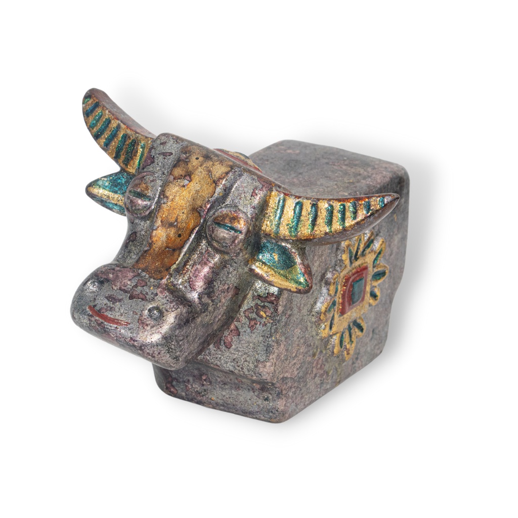 Tượng Trâu Gốm Sứ Sơn Mài Trang Trí Bàn Làm Việc | Decor Phòng Khách | Phong Thủy | Thủy Sinh Tiểu Cảnh (Mini Cute)