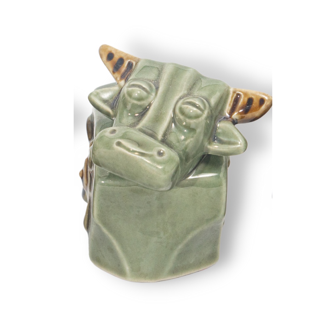 Tượng Trâu Gốm Sứ Trang Trí Bàn Làm Việc | Decor Phòng Khách | Phong Thủy | Thủy Sinh Tiểu Cảnh (Mini Cute)