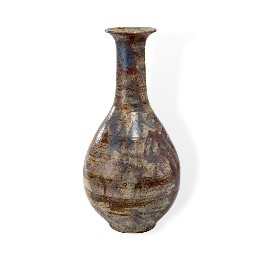 Bình Hoa Cúc Trắng - Cổ Nhỏ Hút Lộc </br> (C:36cm; M:6cm)