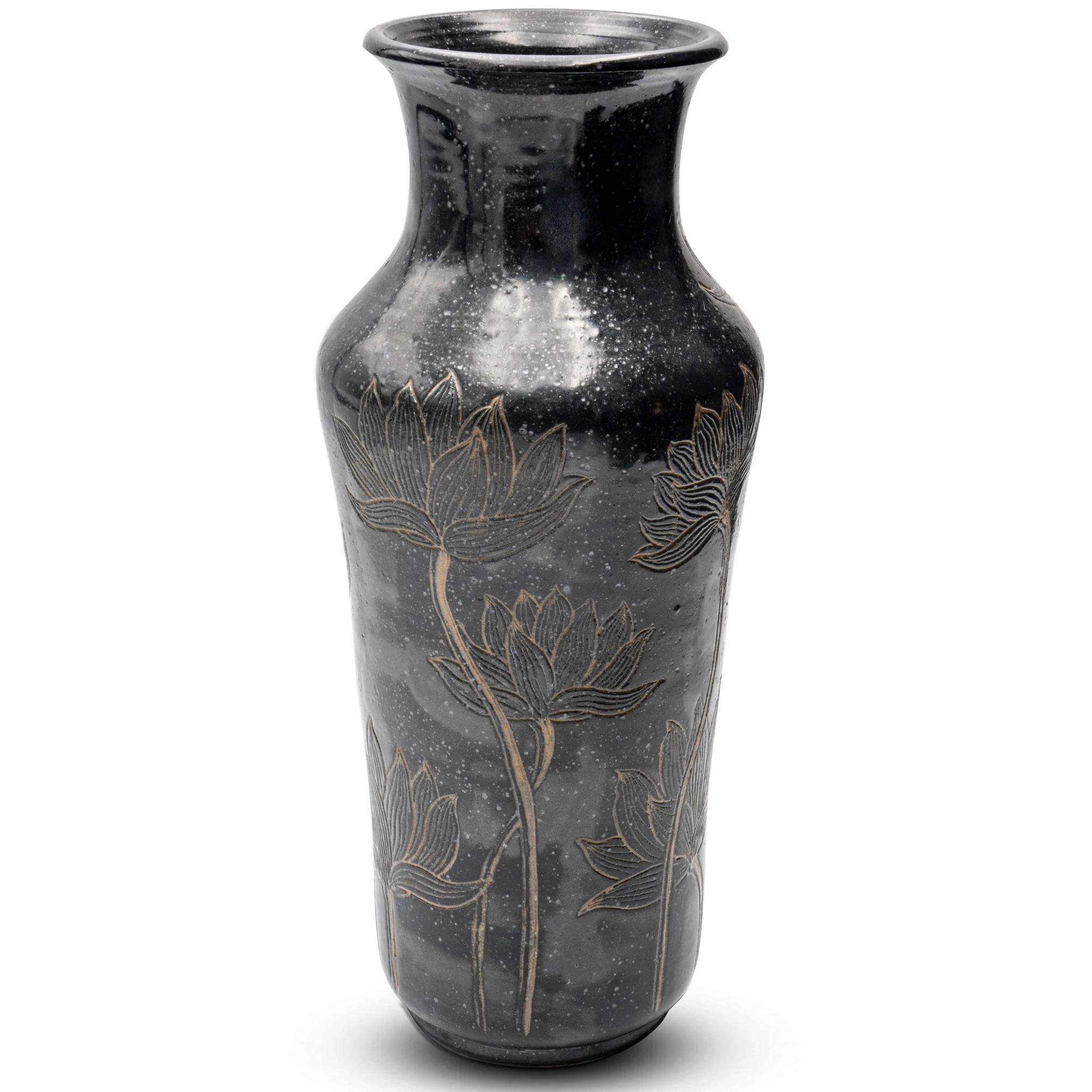 Bình Khắc Hoa Sen