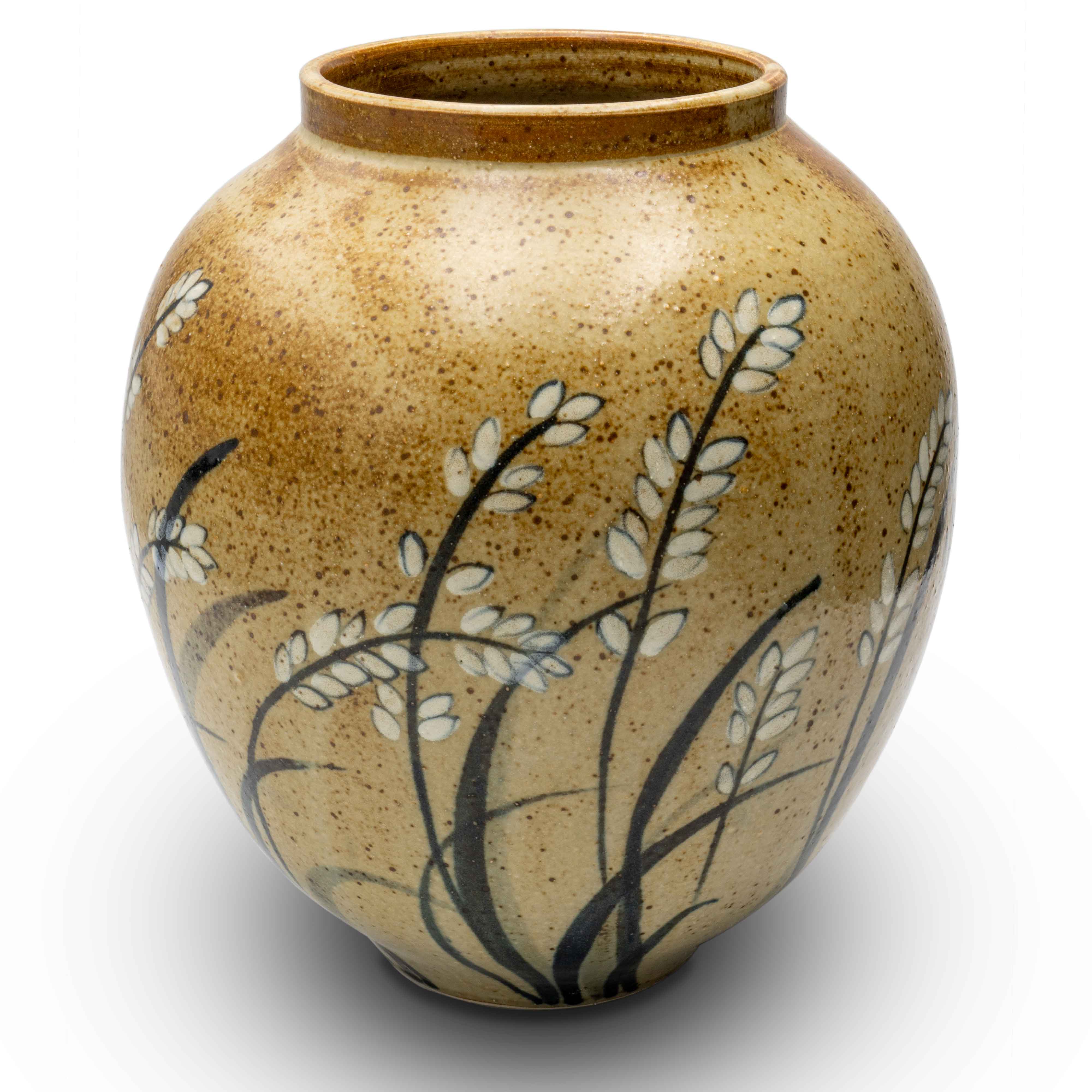 Bình Bụng Tròn Bông Lúa