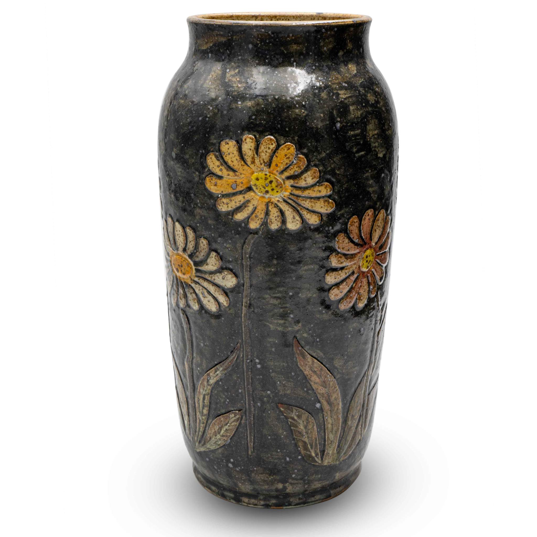 Bình Hoa Cúc Xanh Rêu