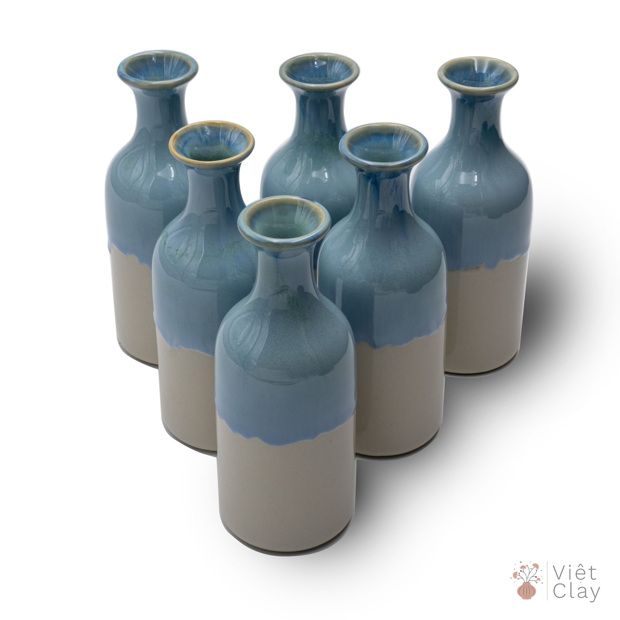 Lọ Hoa Xanh Tuyết Sz S