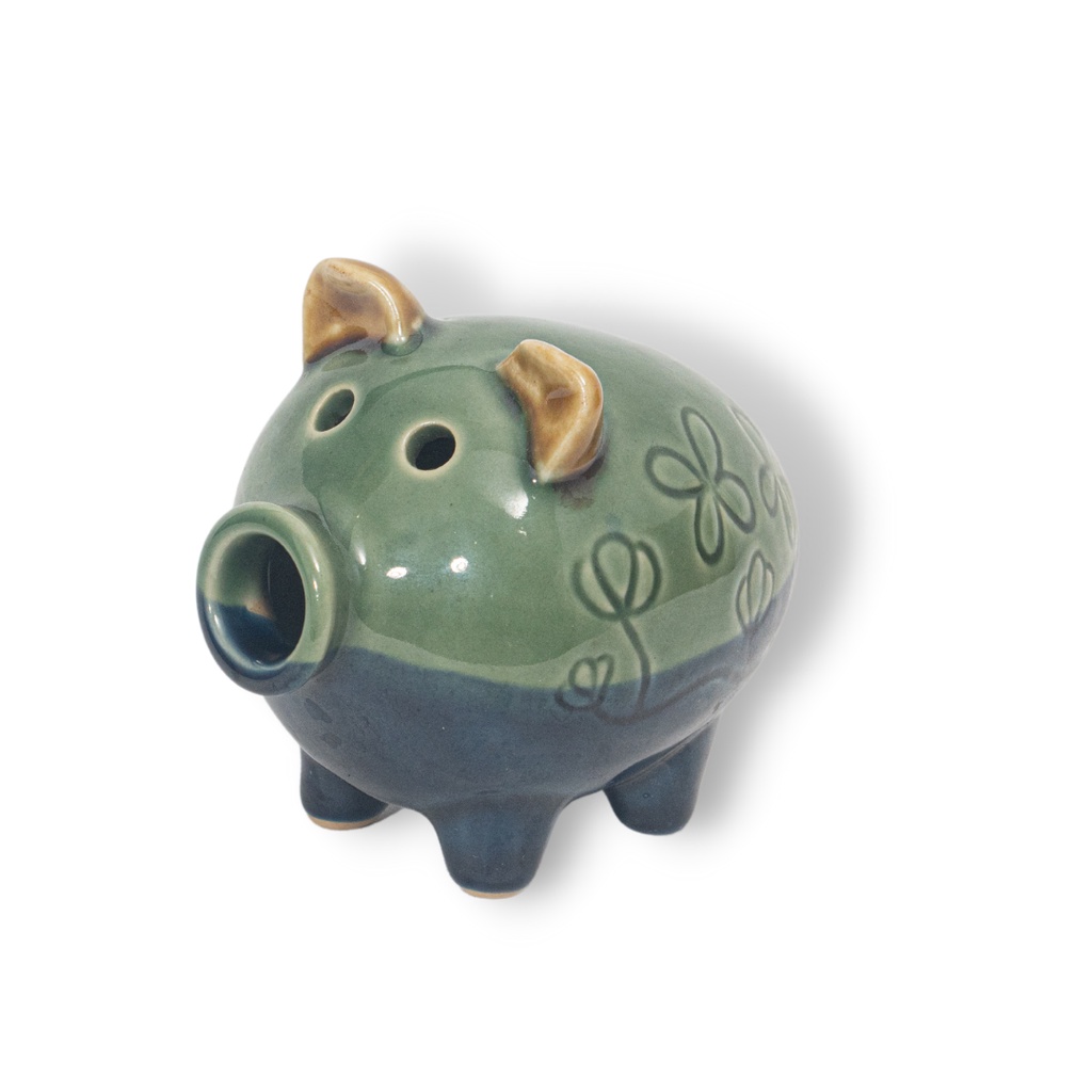 Tượng Heo Gốm Sứ Trang Trí Bàn Làm Việc | Decor Phòng Khách | Phong Thủy | Thủy Sinh Tiểu Cảnh (Mini Cute)