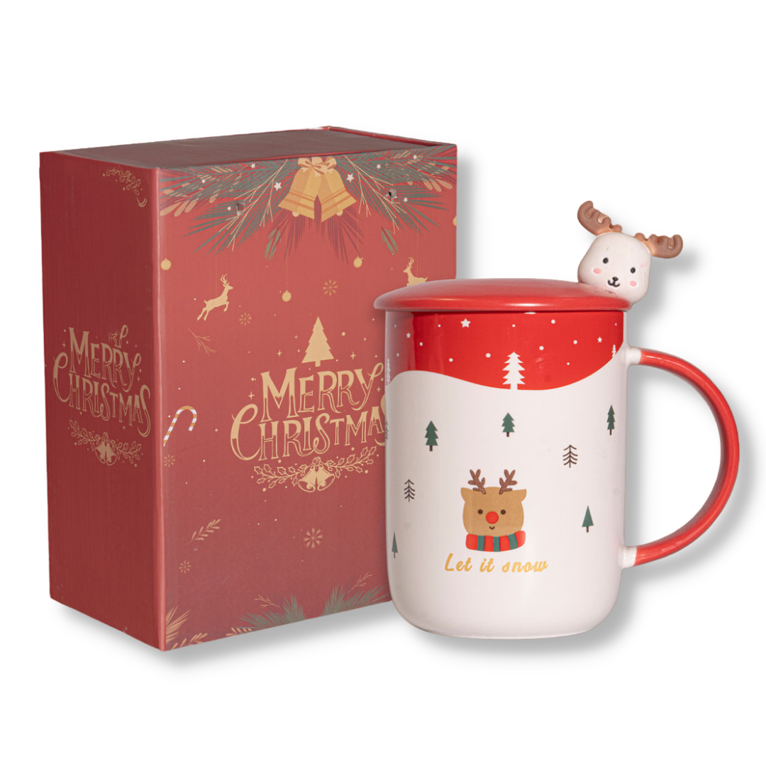 Cốc sứ Tuần lộc