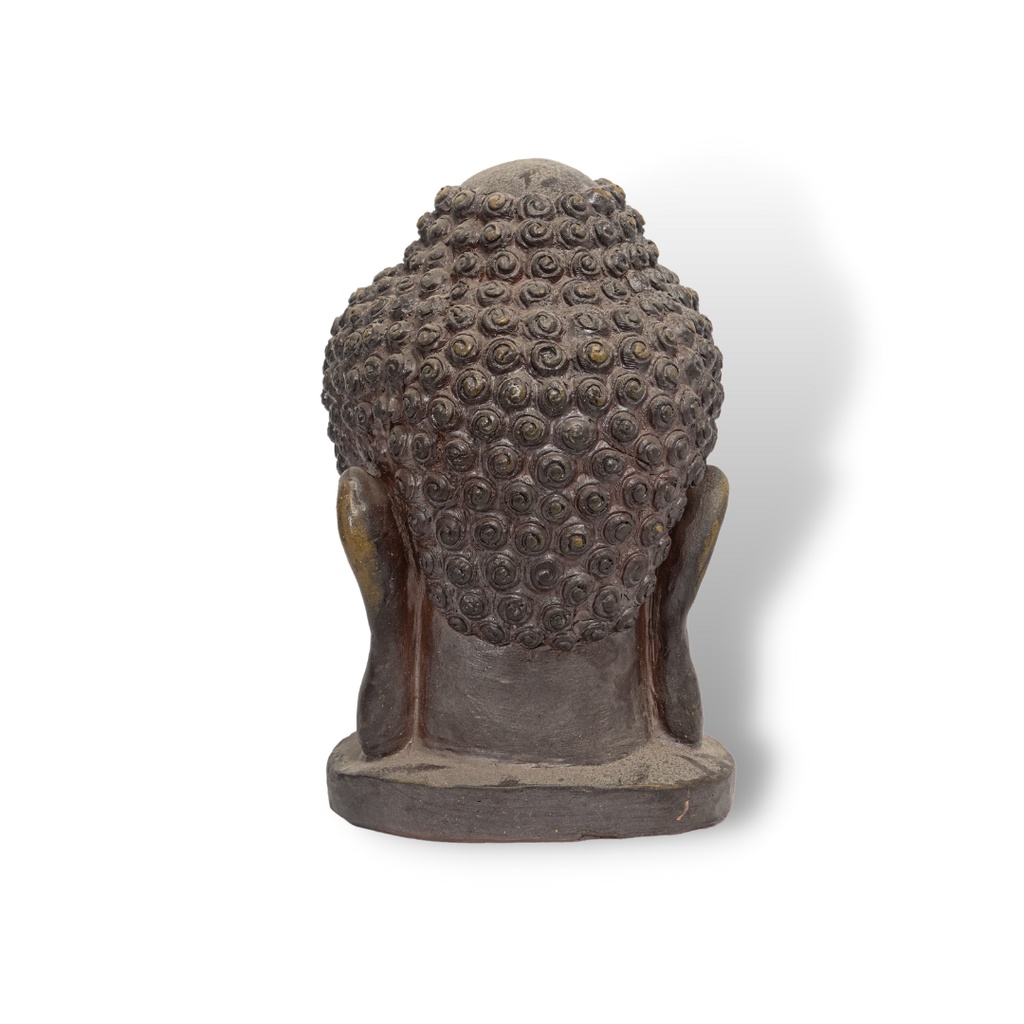 Tượng Phật Gốm Phong Thủy Trang Trí | Diện Phật Thích Ca Mâu Ni | Trang Trí Để Bàn | Gốm Đất Nung